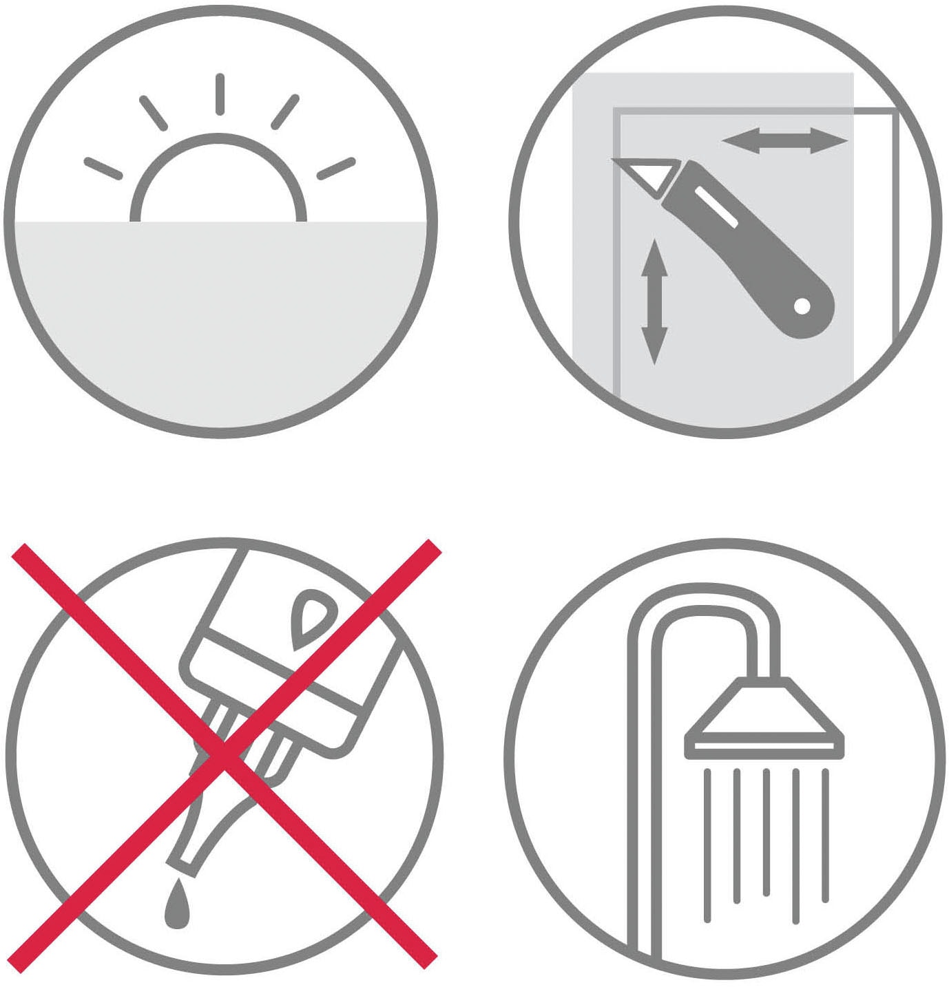 GARDINIA Film pour fenêtre »Statische Deko-Folie X-Mas Stadt halbtransparent 20 x 150 cm« 1 cuis halbtransparent statisch haftend halbtransparent