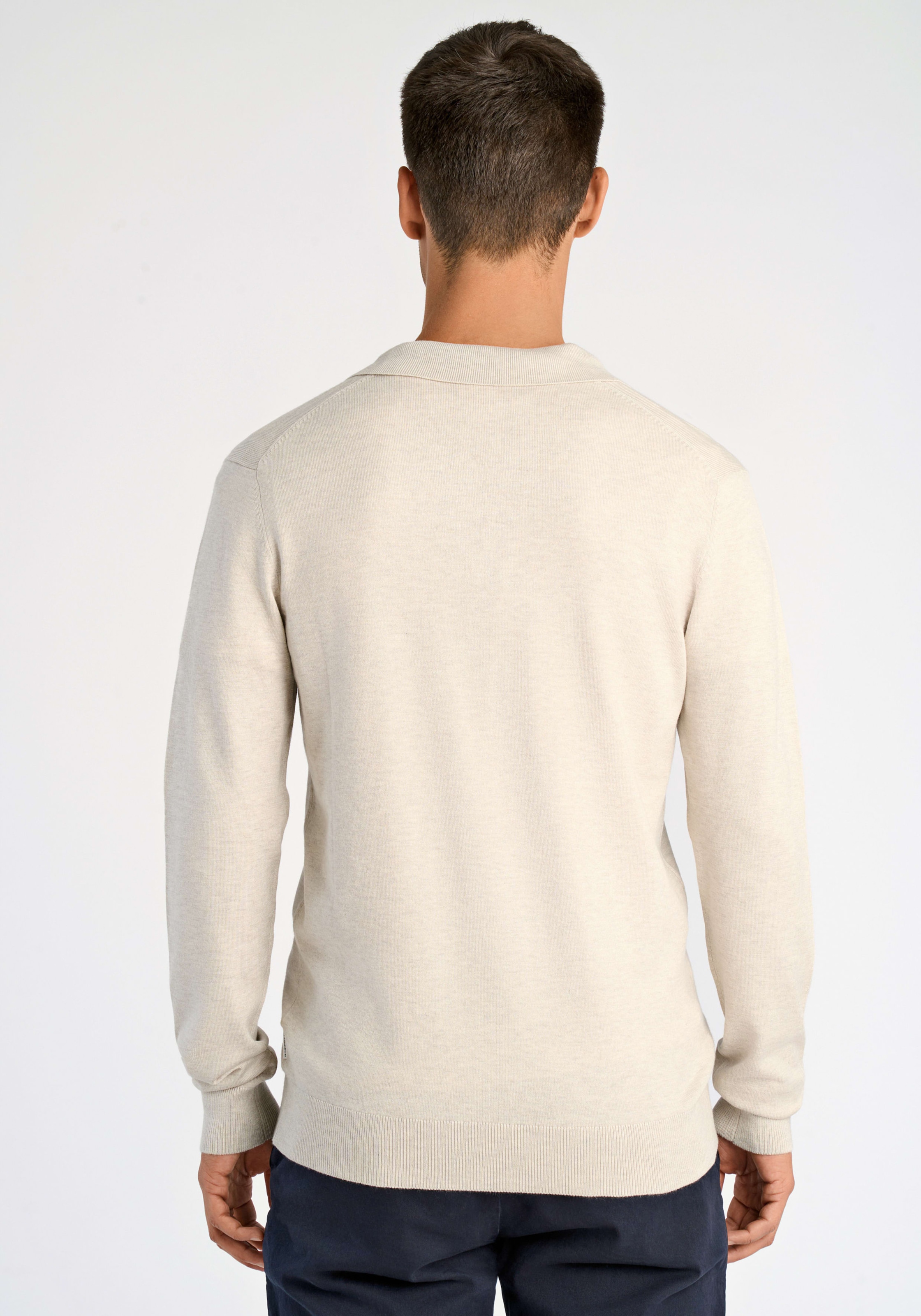 LINDBERGH Pull en tricot mit Polokragen und mit Viskose