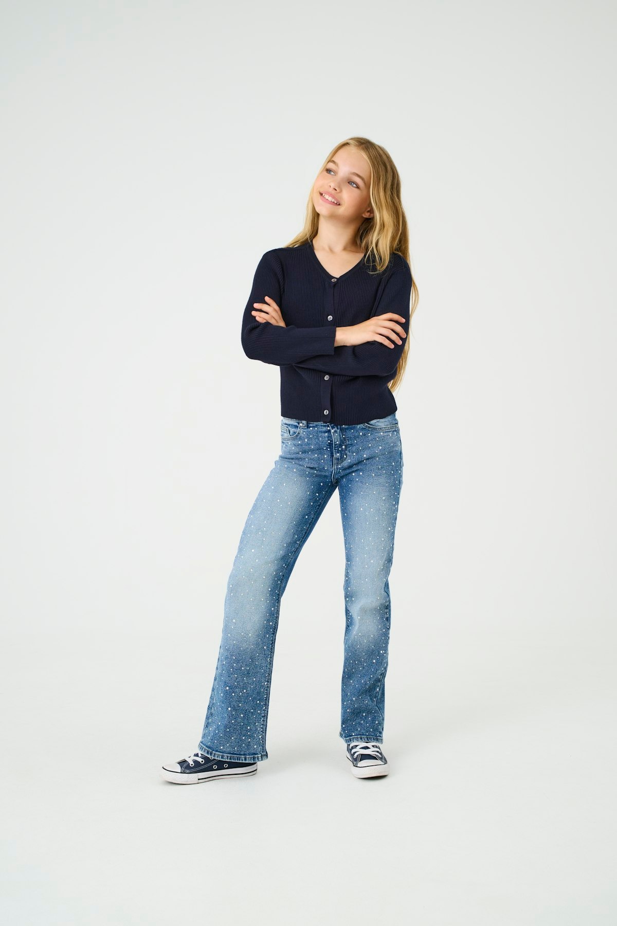 KIDS ONLY Veste en tricot »KOGNATASCHA LS O-NECK CARD CP KNT NOOS«