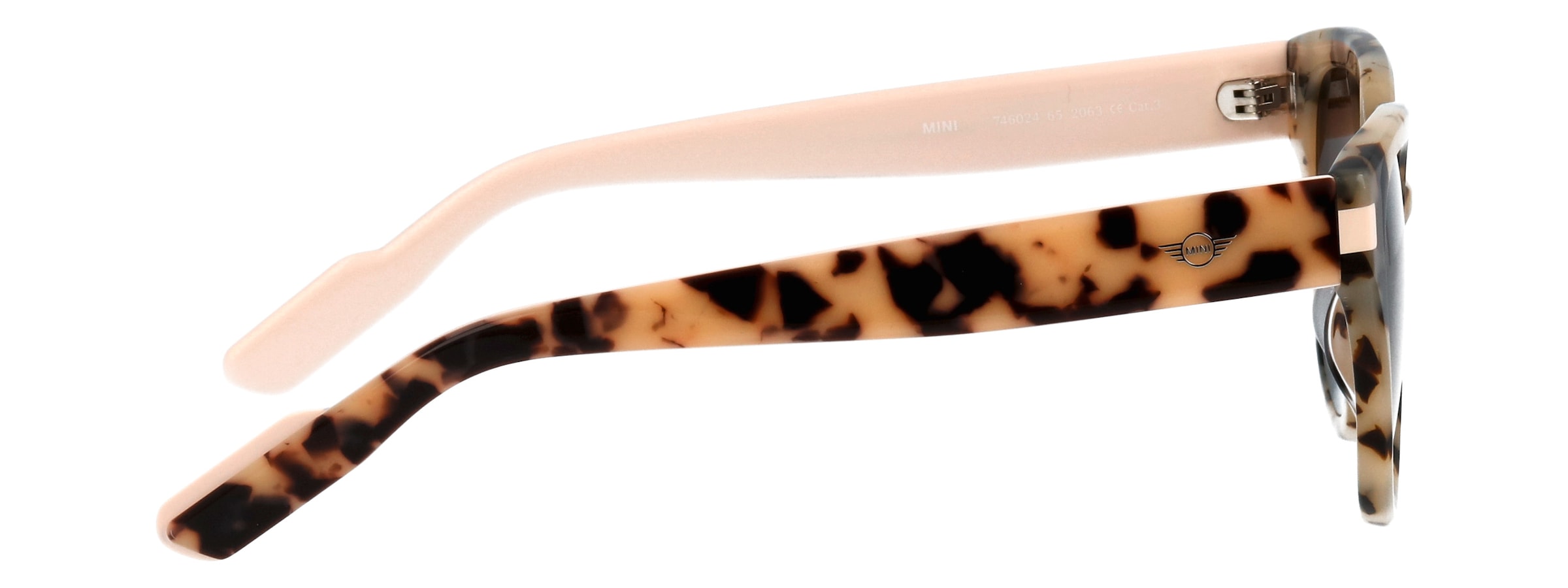 MINI EYEWEAR Lunettes de soleil »Modell 746024« Form Panto, Logoschriftzug auf Bügel, Kunststofffassung