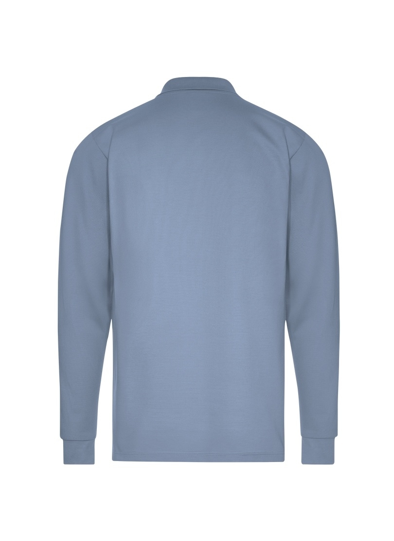 Trigema Poloshirt »TRIGEMA Langarm Poloshirt mit Armbündchen« 1 Stk. tlg.