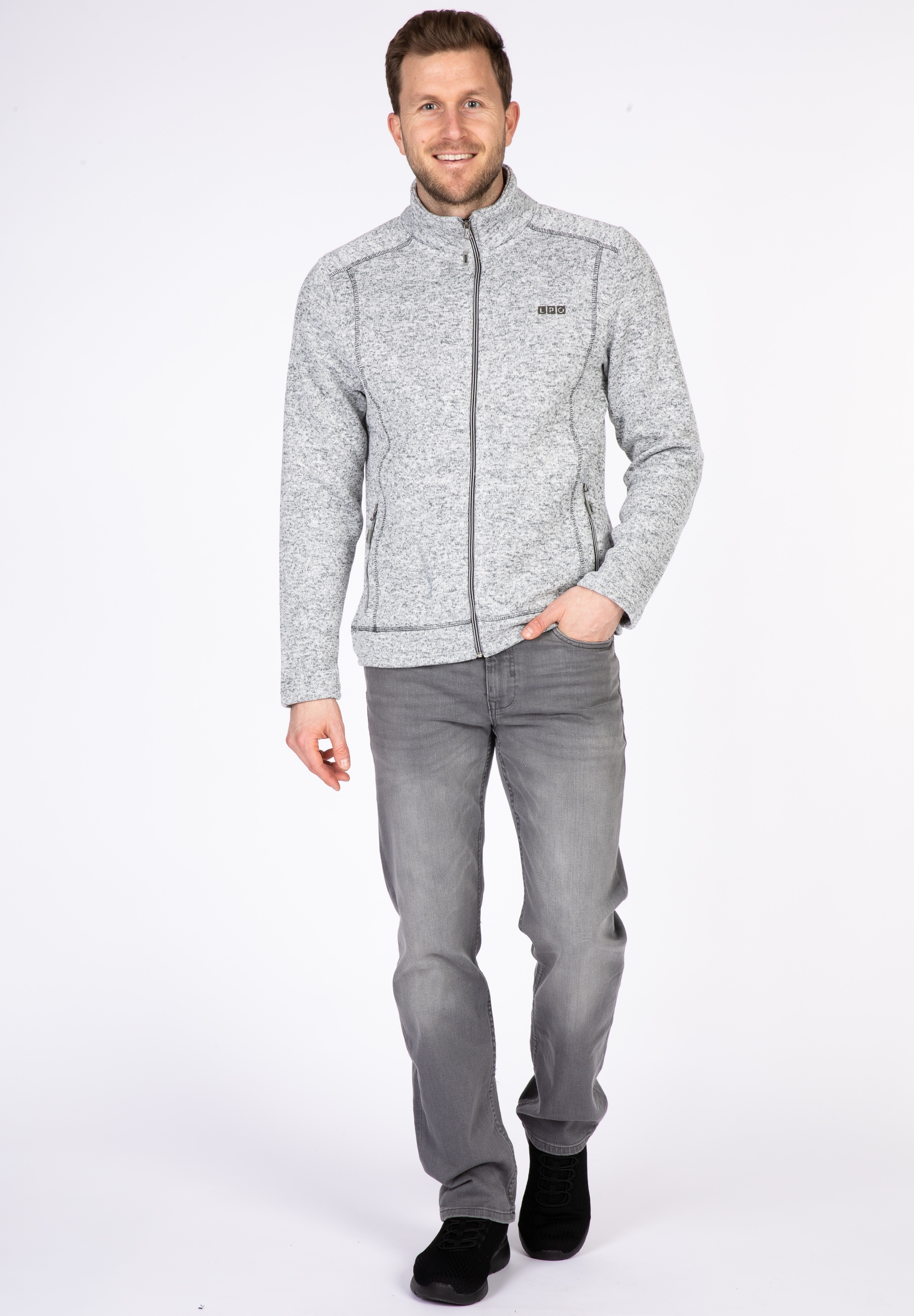 DEPROC Active Strickfleecejacke »KIRKVALE X MEN« auch in Grossen Grössen erhältlich