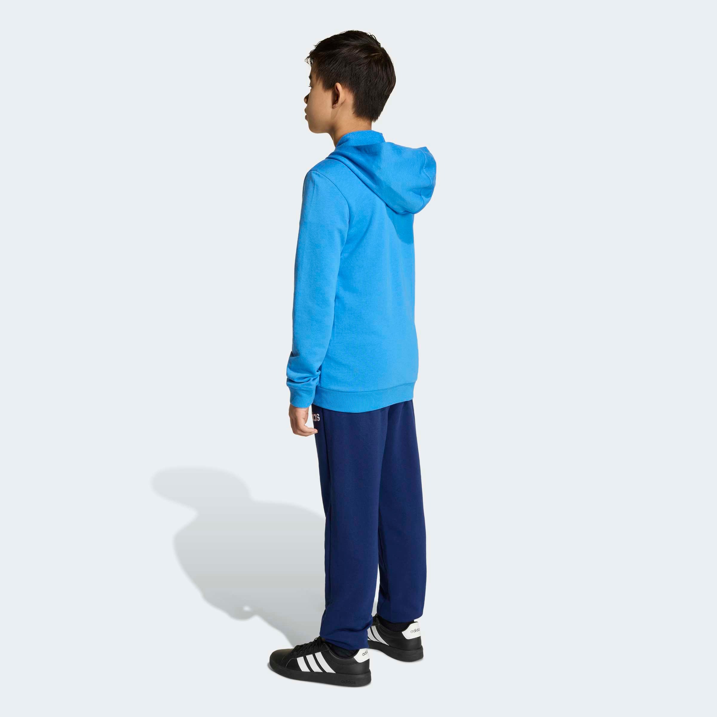 adidas Sportswear Combinaison d'entraînement »ESSENTIALS KINDER« 2 pièces zweiteilig, aus Baumwolle und Polyester, weiches French Terry