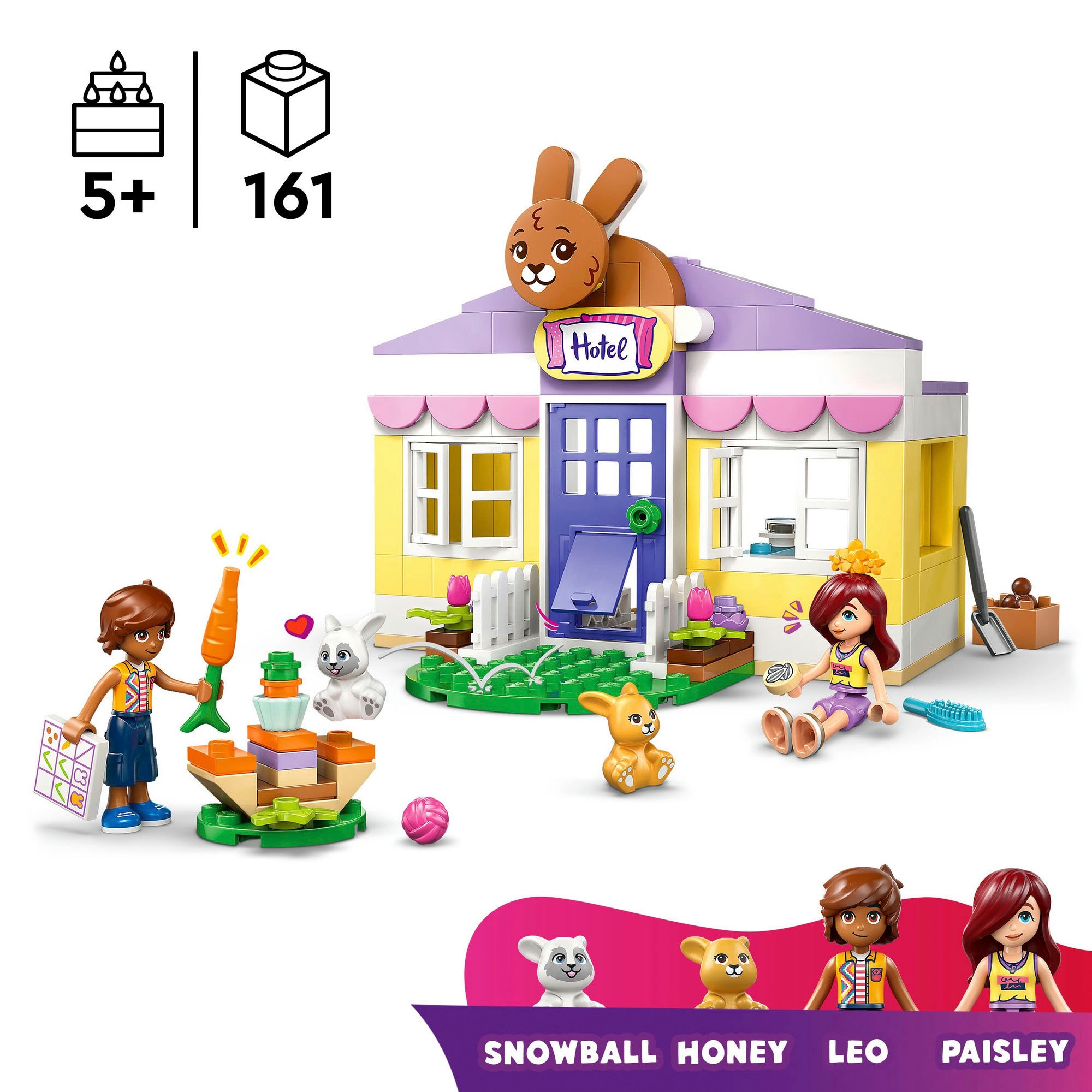 LEGO® Pions de construction »Heartlake City Hasenhotel (42679), LEGO Friends« Made in Europe