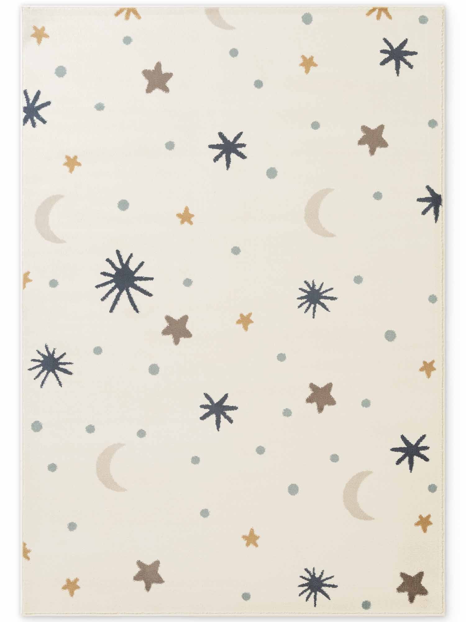 HANSE Home Tapis pour enfants »Moony« Rectangulaire 10 mm Höhe Pflegeleicht, Weich, Kinderzimmer, Spielteppich, Spielunterlage