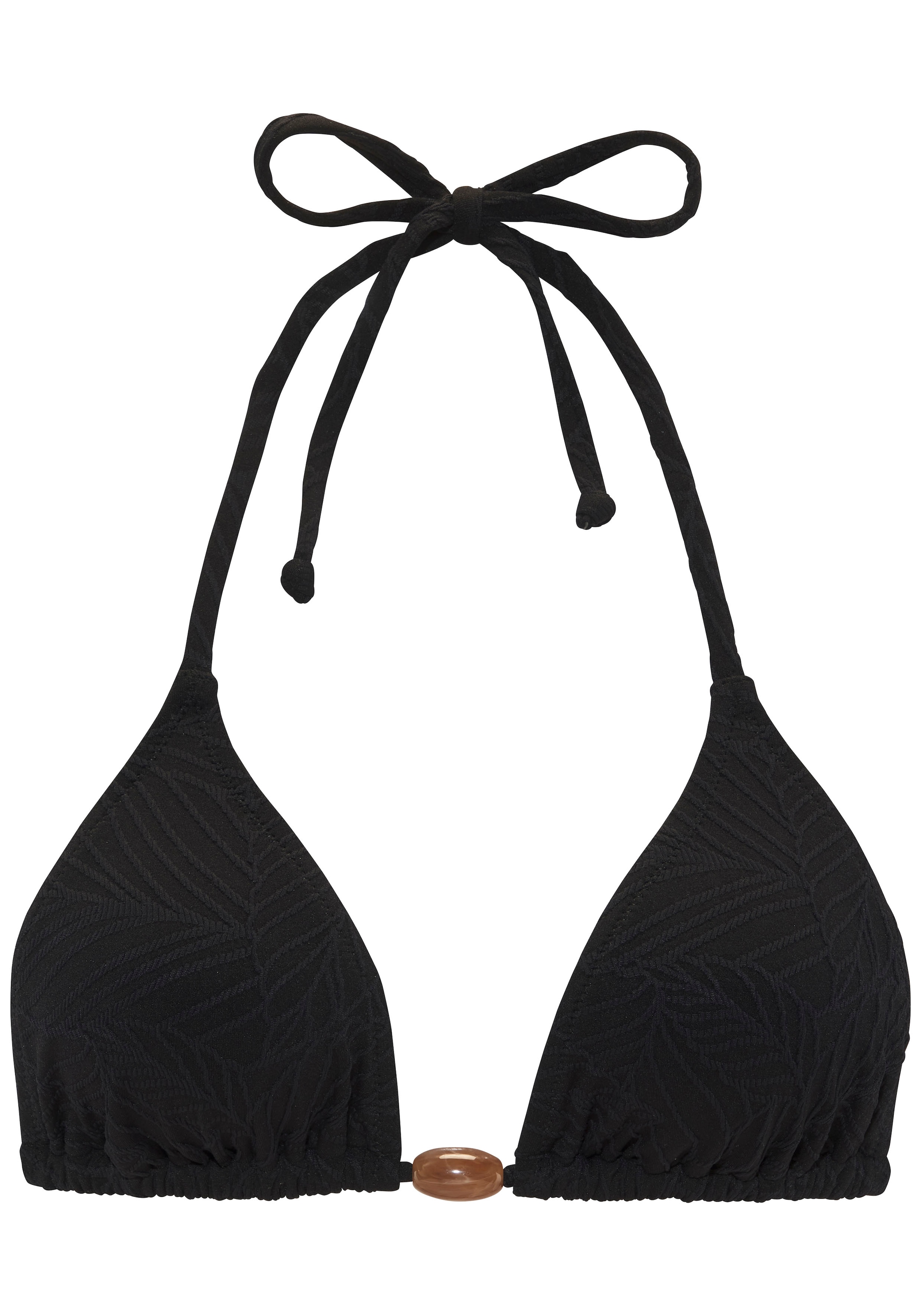 LASCANA Top bikini triangle »Fay« aus eleganter Strukturware