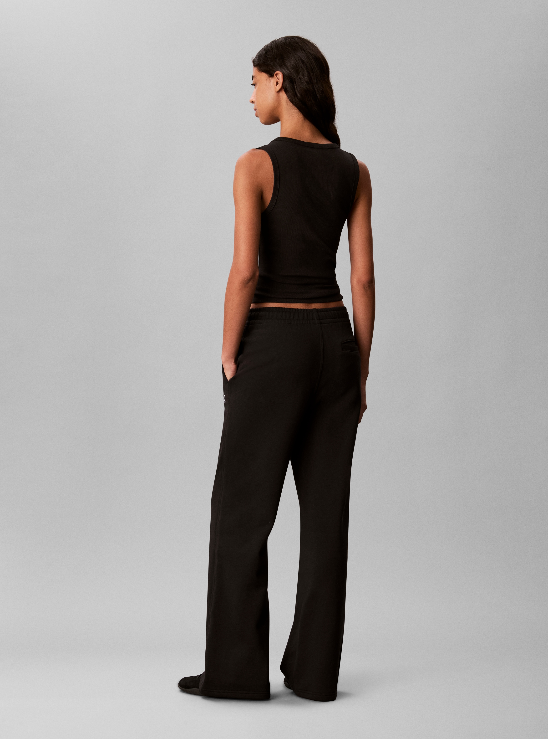 Calvin Klein Jeans Leggings »MONOGRAM TERRY TRACKPANT«  Coupe régulière avec coupe bootcut