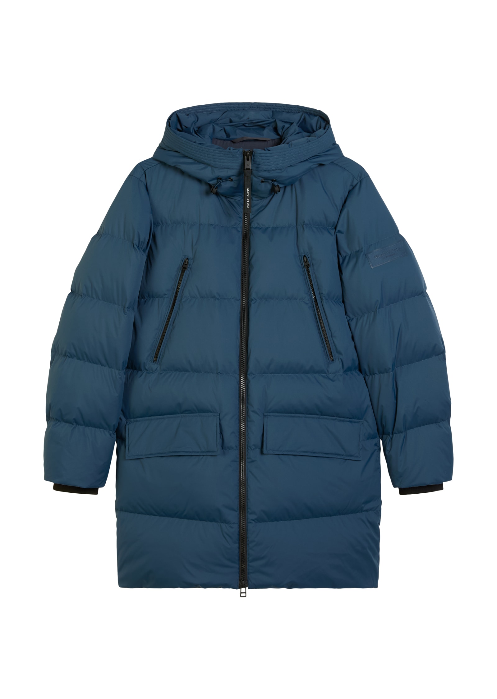 Marc O'Polo Doudoune mit Kapuze Pufferjacke, regular fit, eingesetzte, elastische Ärmelabschlüsse