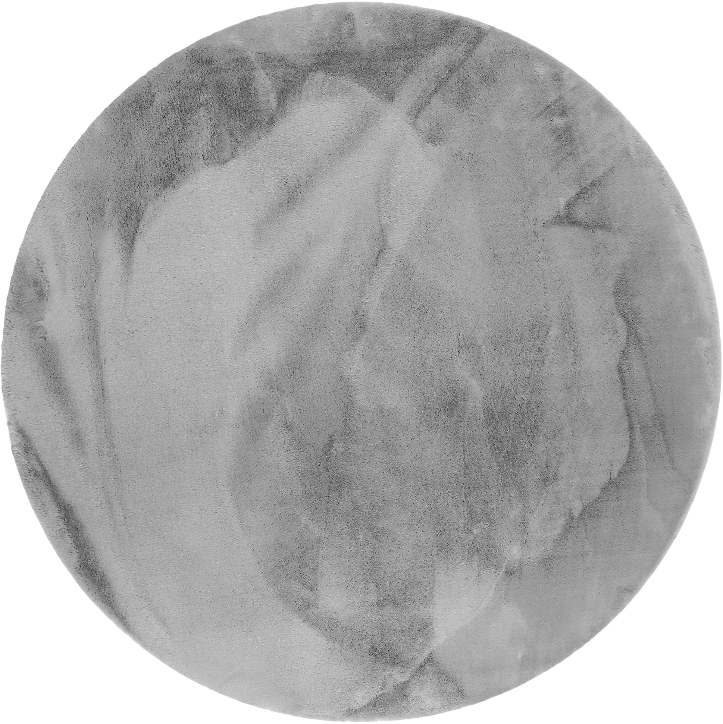 Esprit Tapis à poils longs »Alice  ESP-4377  Kunstfell« Rond 25 mm Höhe Kaninchenfell-Haptik, besonders weich und dicht, für alle Räume