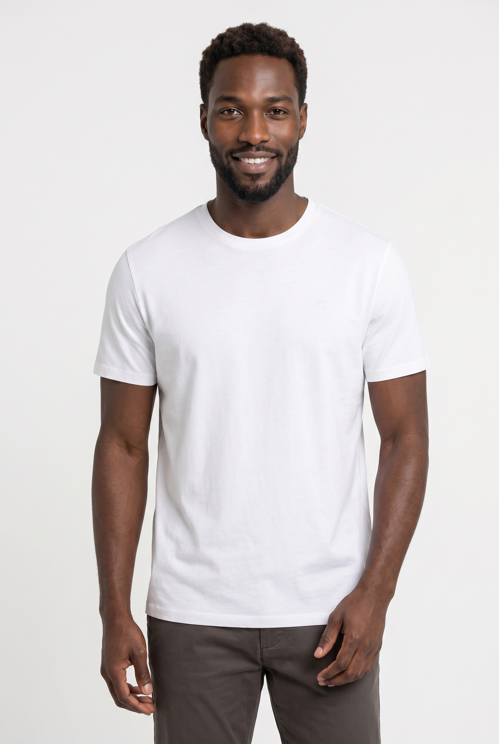 camel active T-shirt avec encolure ronde