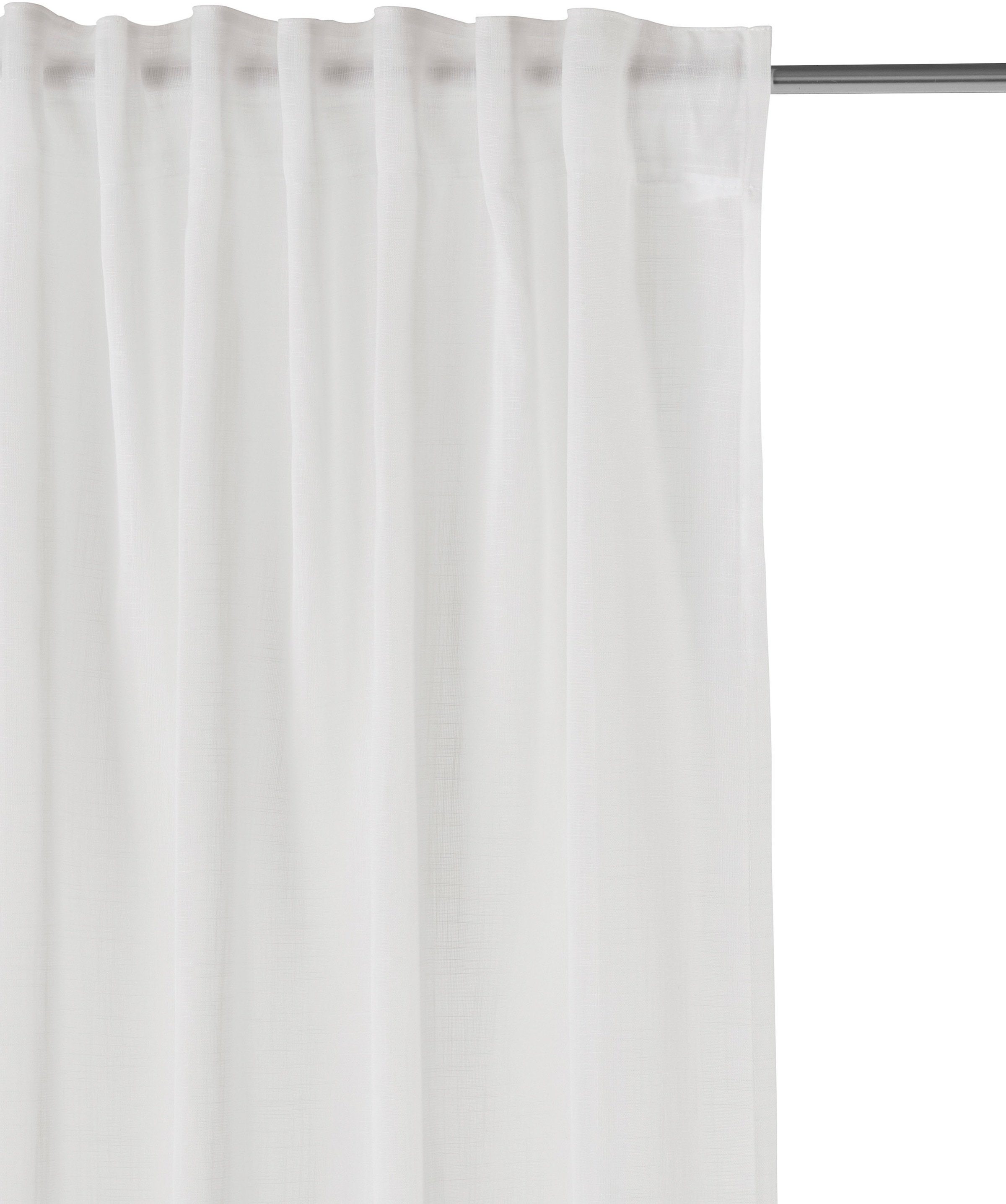 Home affaire Collection Rideau »Linsdorf« Bande multifonctionnelle 1 cuis tlg. Leinenstruktur, halbtransparent