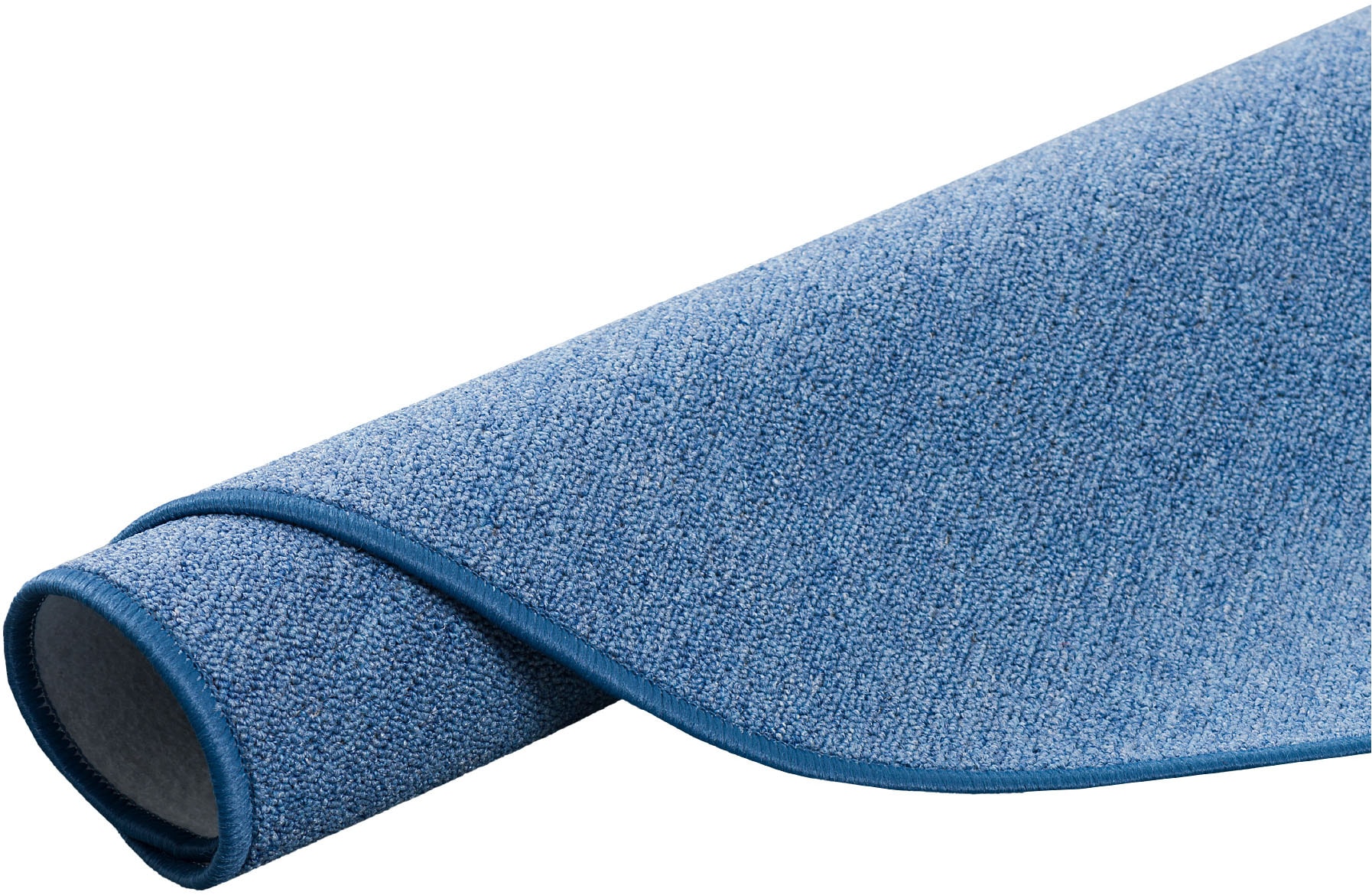 GOODproduct Teppich »Fortis, Schlinge, Made in Netherlands« rund 5 mm Höhe Uni Farben, gekettelt, strapazierfähig, Wohnzimmer