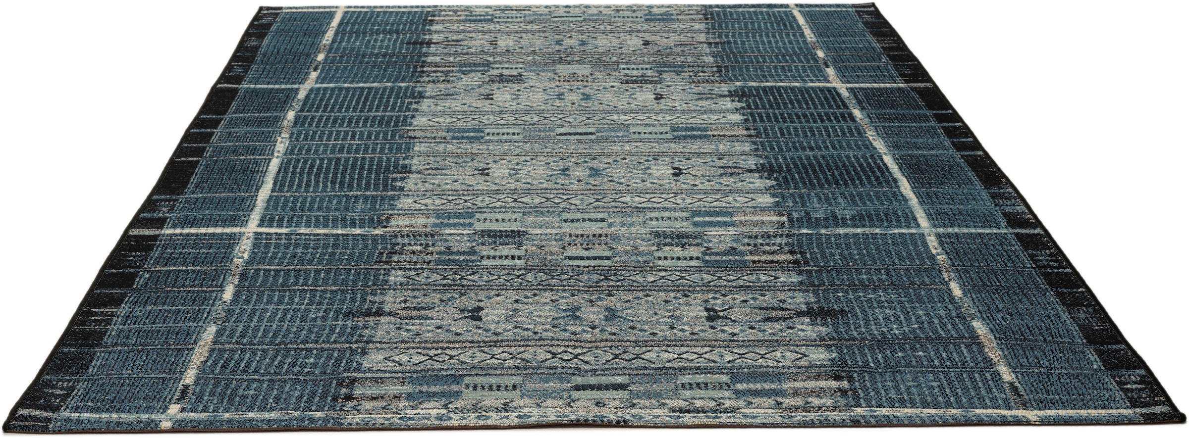 Gino Falcone Tapis »Outdoor-Africa 38« Rectangulaire 5 mm Höhe Flachgewebe, Ethno Style, In- und Outdoor geeignet