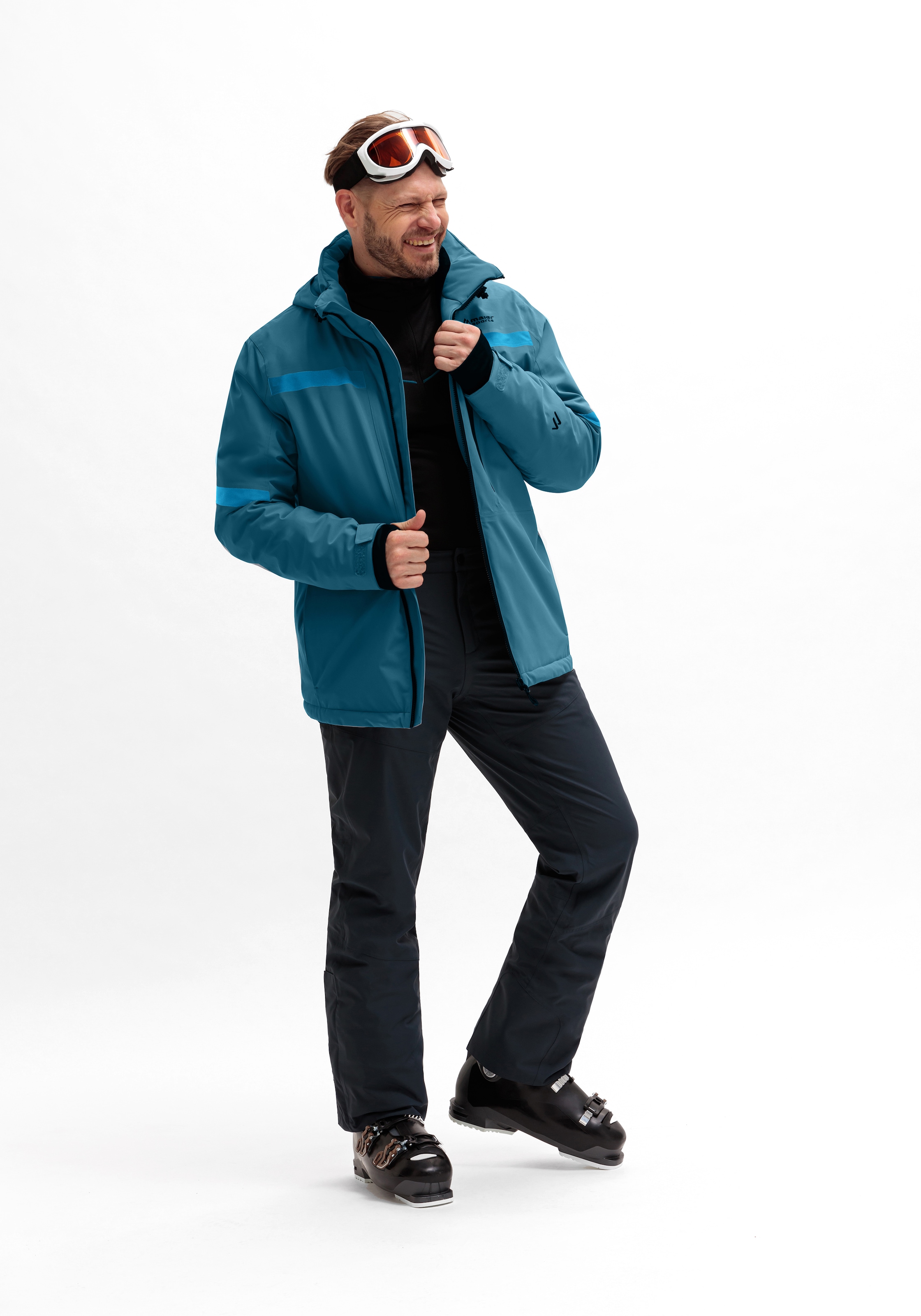 Maier Sports Veste de ski »Lanciano M« Veste d'hiver homme matelassée et imperméable