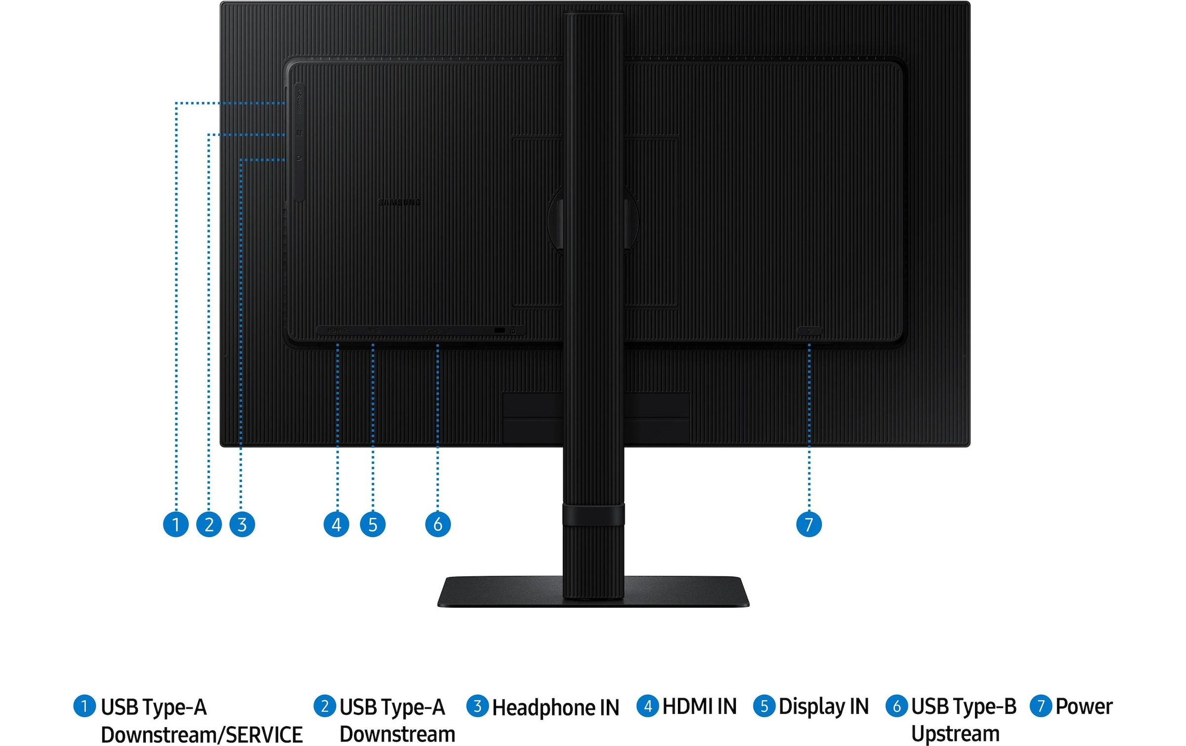 Samsung LED-Monitor »ViewFinity S6 LS32D600EAUXEN« 81,28 cm/32 ″  2560 x 1440 px 5 Reaktionszeit 100 Hz