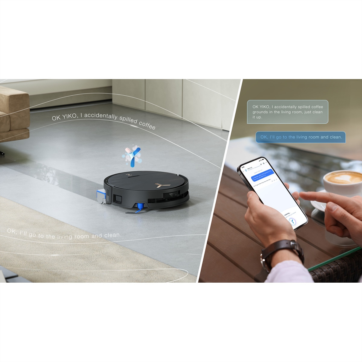 ECOVACS »Ecovacs Saugroboter DEEBOT X9 PRO OMNI, schwarz«