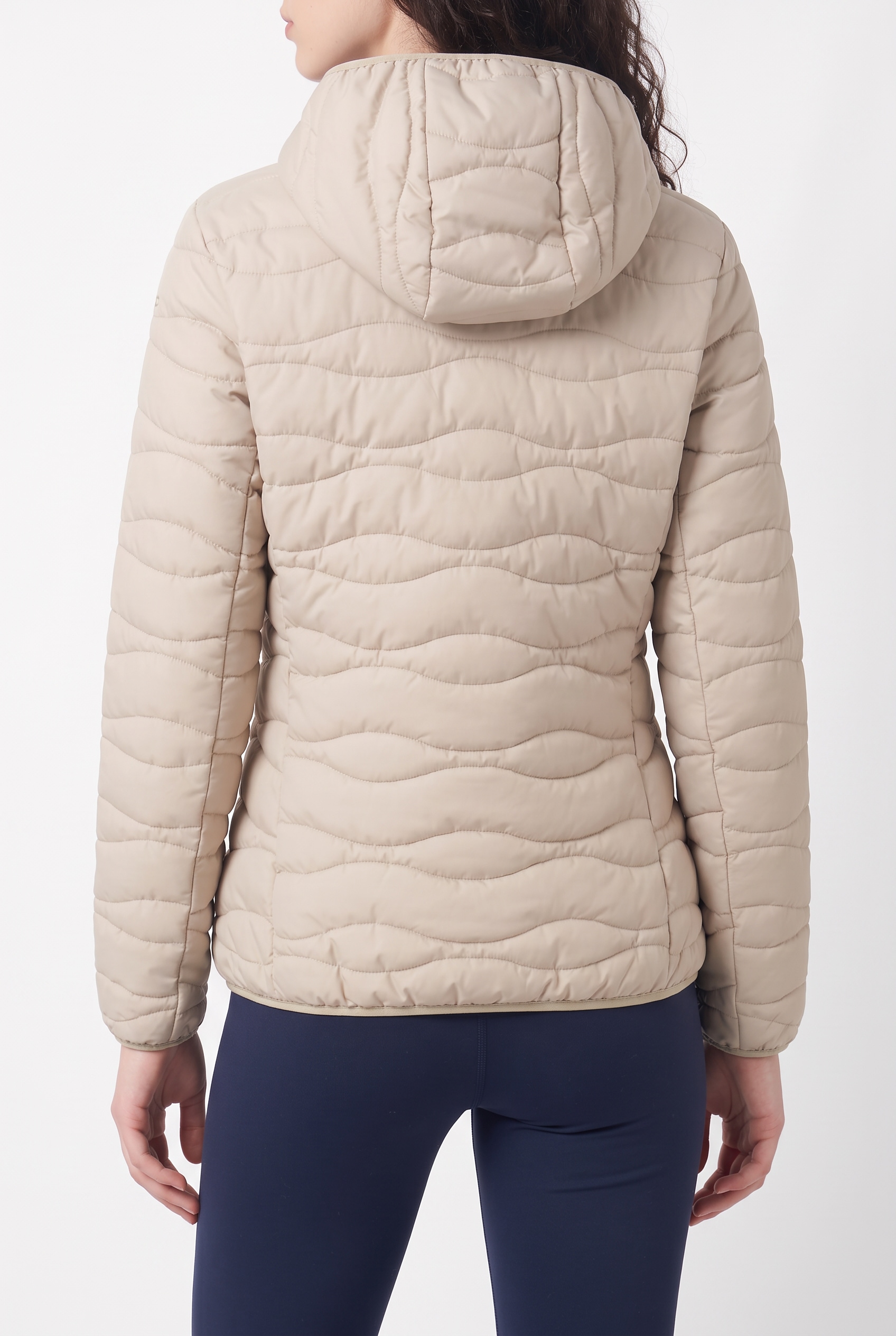 CMP Veste matelassée »WOMAN JACKET FIX HOOD« avec capuche avec capuche, style sportif, en polyester