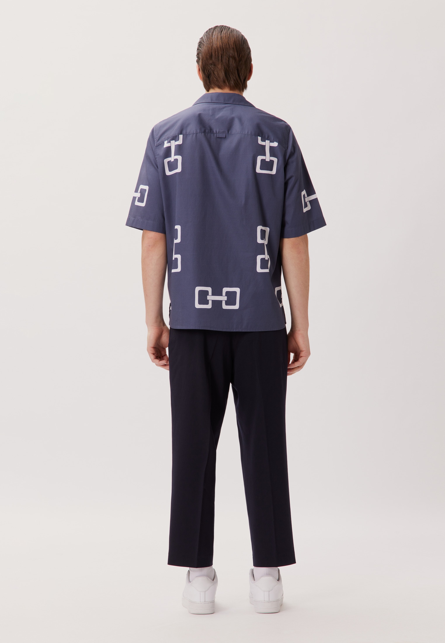 studio seidensticker Businesshemd »Studio« Regular 1/2 Reverskragen Druck