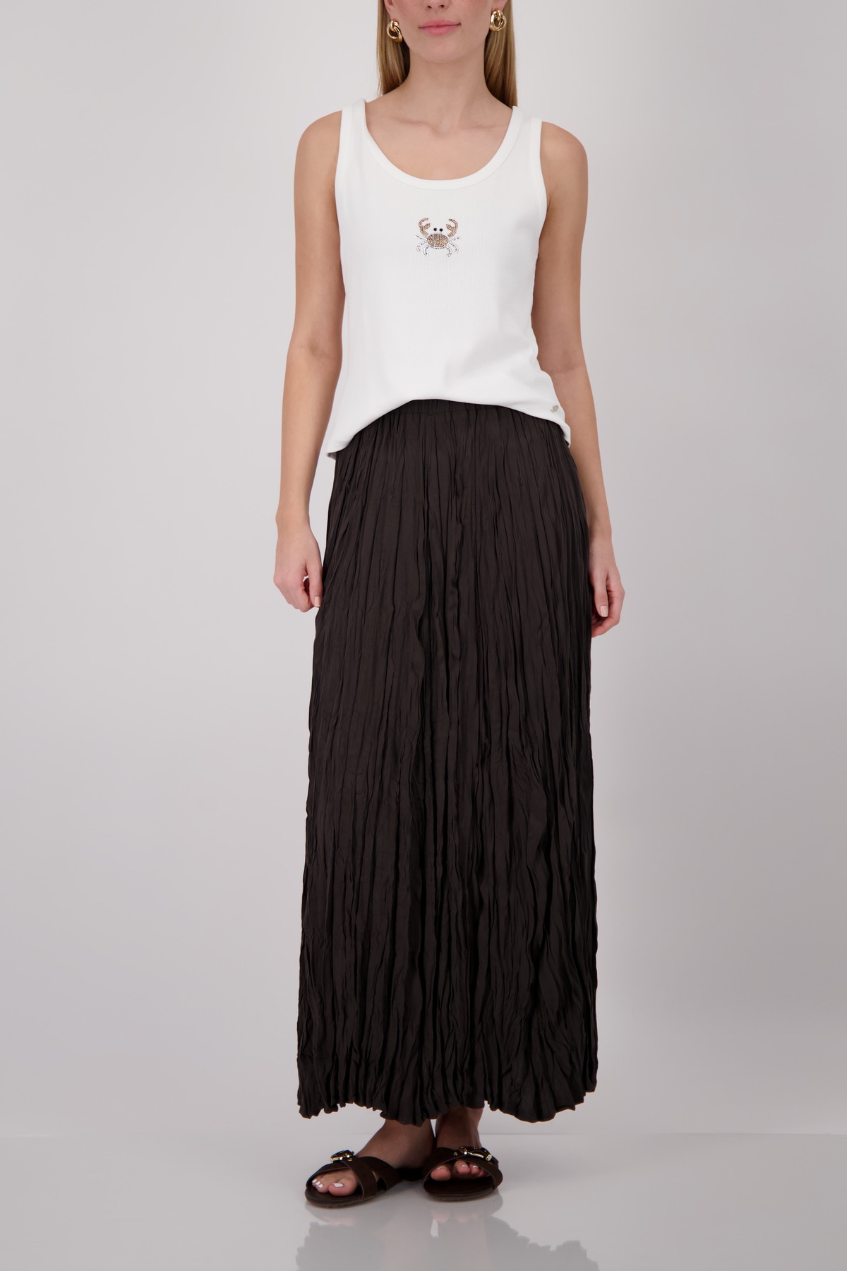 Monari Débardeur »Top Krebs« Regular fit mit Strass-Krebs