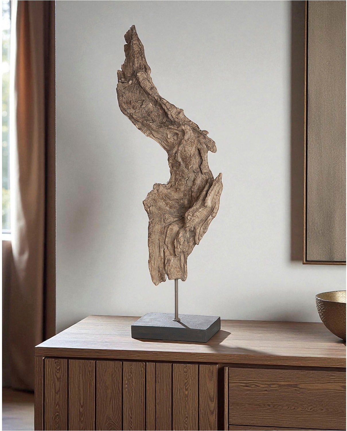 GILDE Objet décoratif »Baumwurzel« Höhe 69 cm, in Treibholz-Optik, dekorativ im Esszimmer & Wohnzimmer