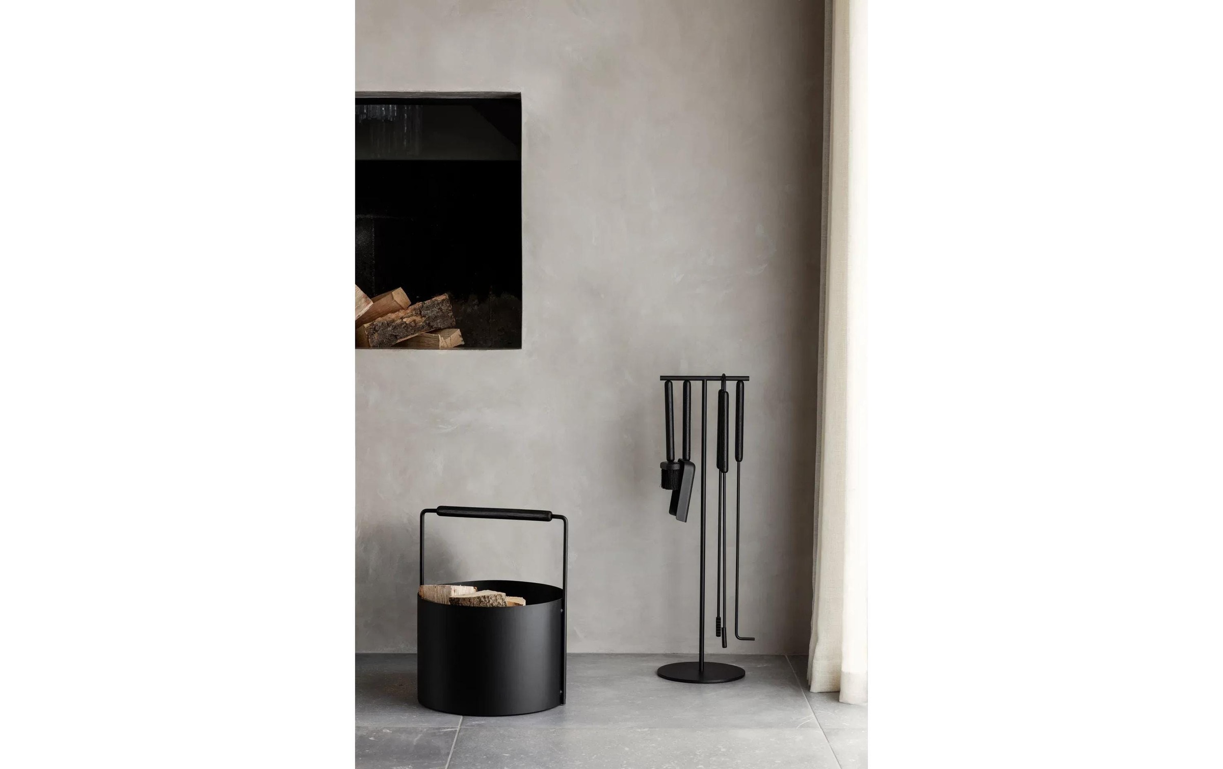 BLOMUS Garniture de cheminée »Ashi 3-teilig Stahl pulverbeschichtet«