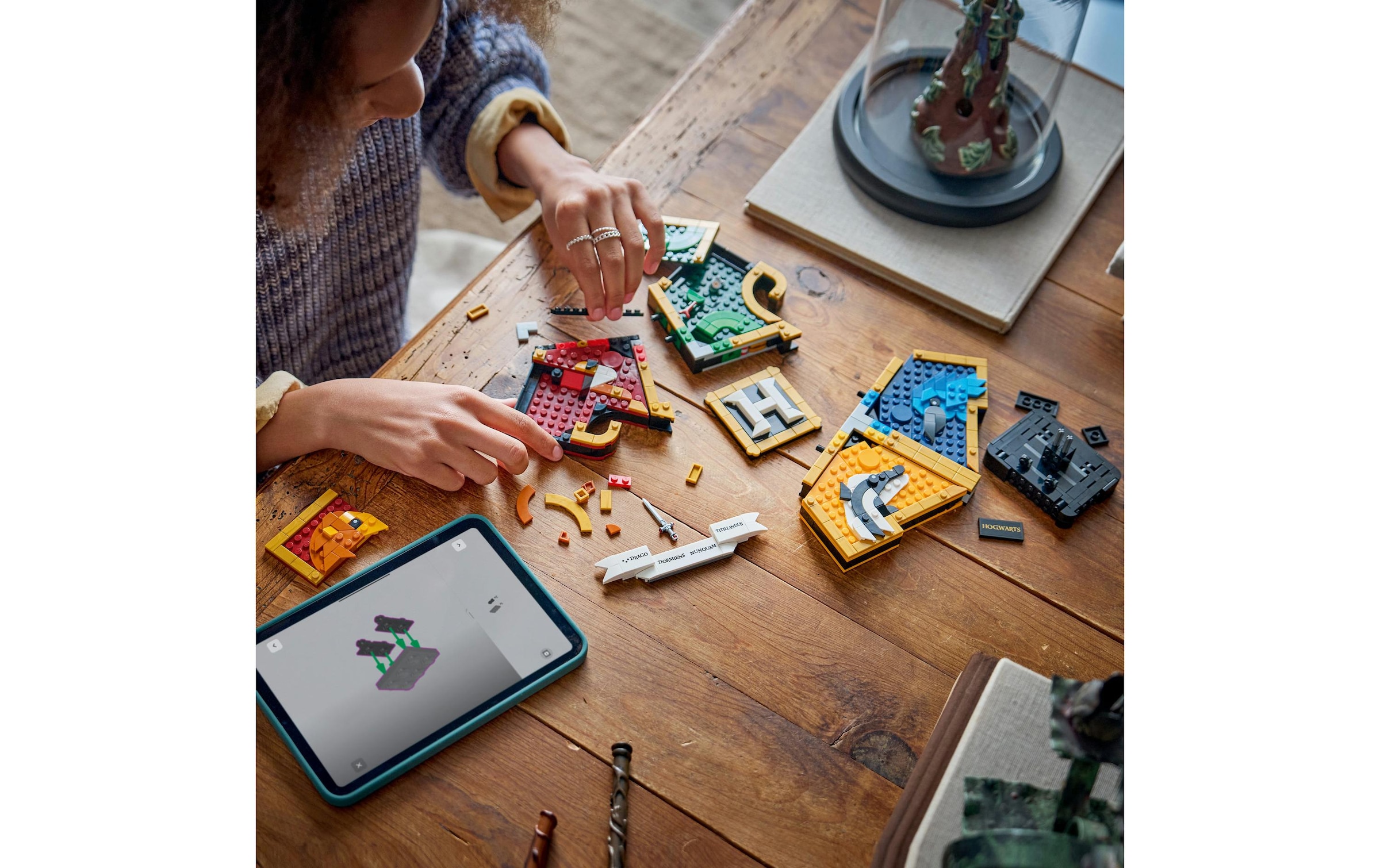 LEGO® Konstruktionsspielsteine »Hogwarts Hauswappen (76462), LEGO Harry Potter« Made in Europe
