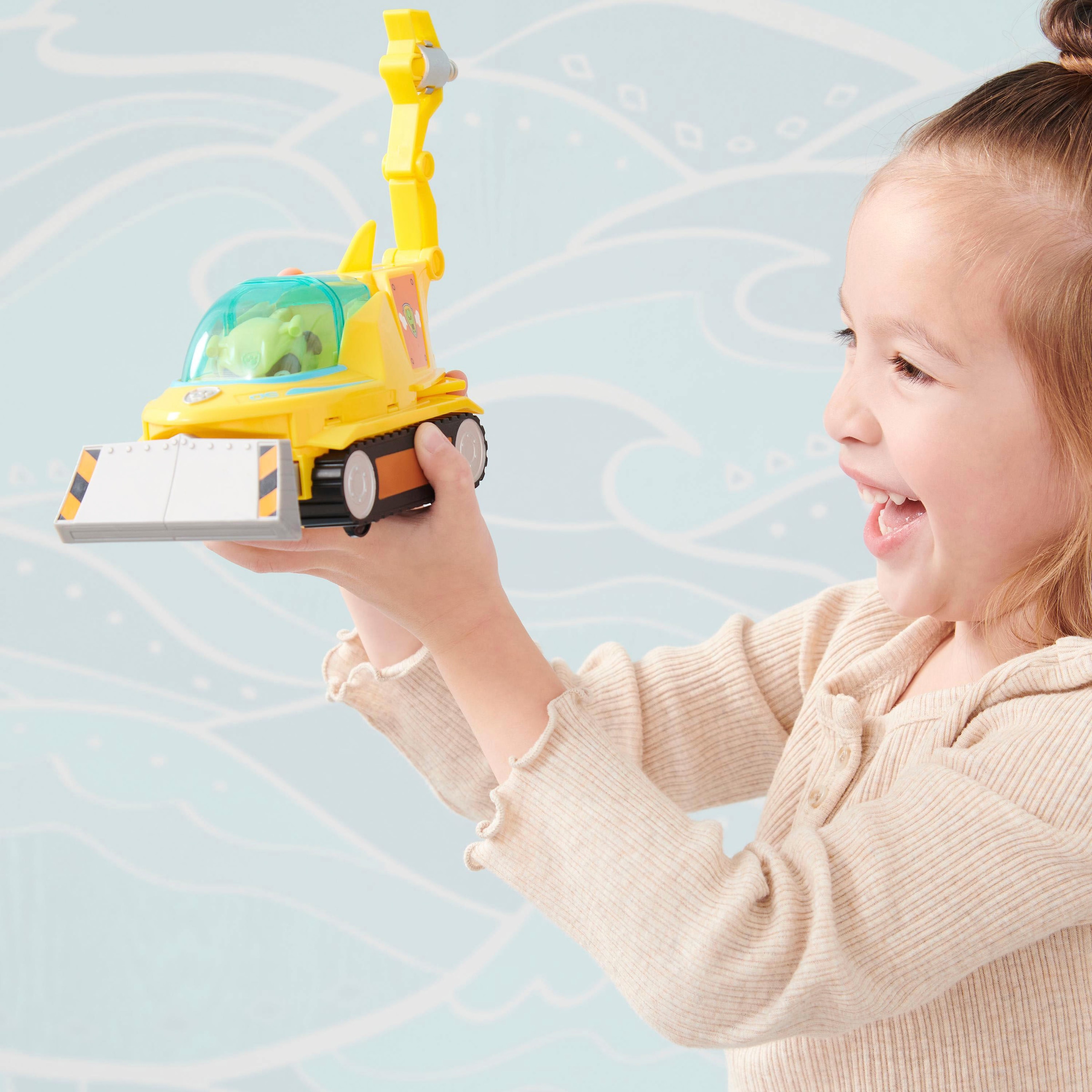 Spin Master Spielzeug-Auto »Paw Patrol - Aqua Pups - Basic Themed Vehicles Solid Rubble« mit Funktionen