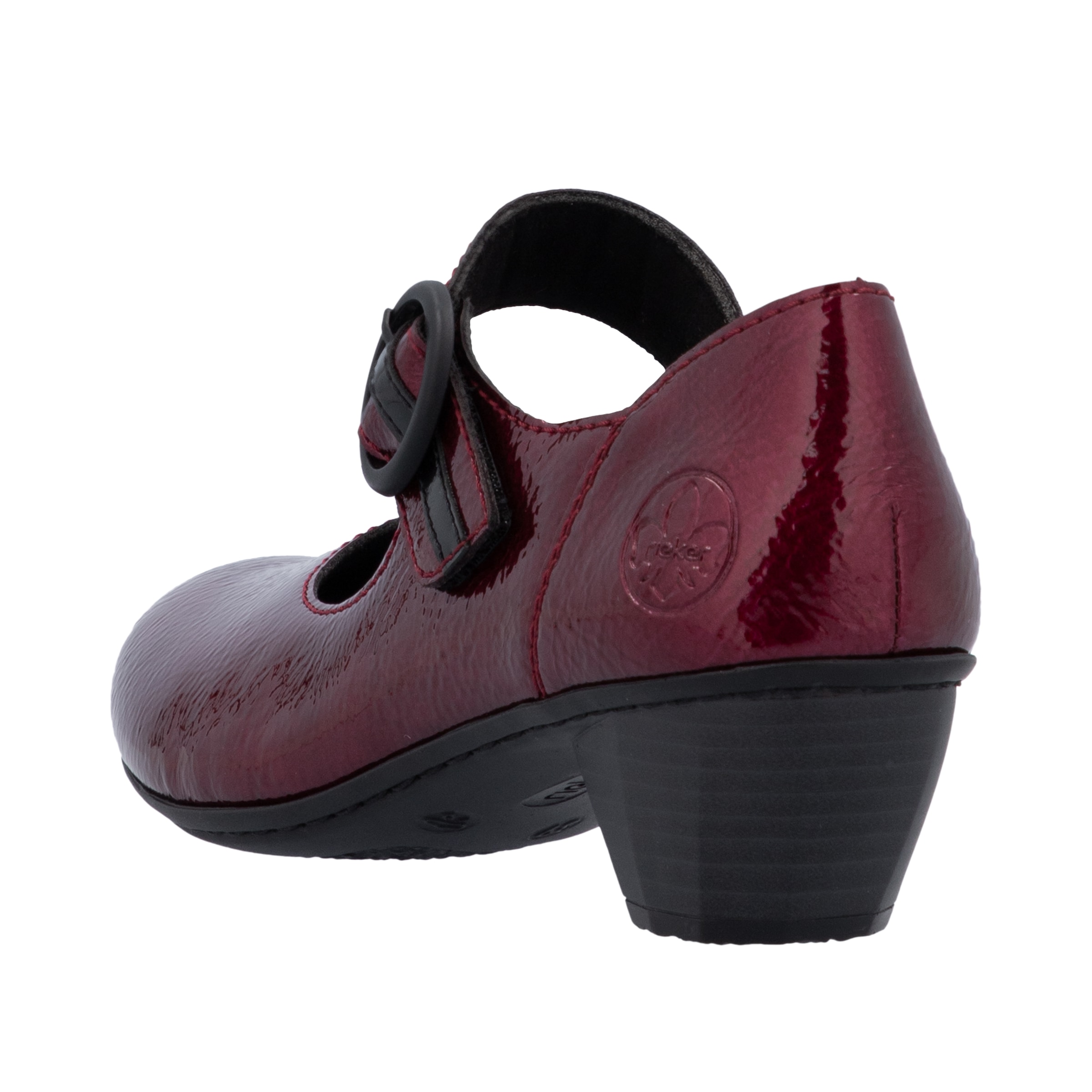 Rieker Spangenpumps  Riemchenpumps, Festtagsschuh, Trichterabsatz, mit weicher Innensohle