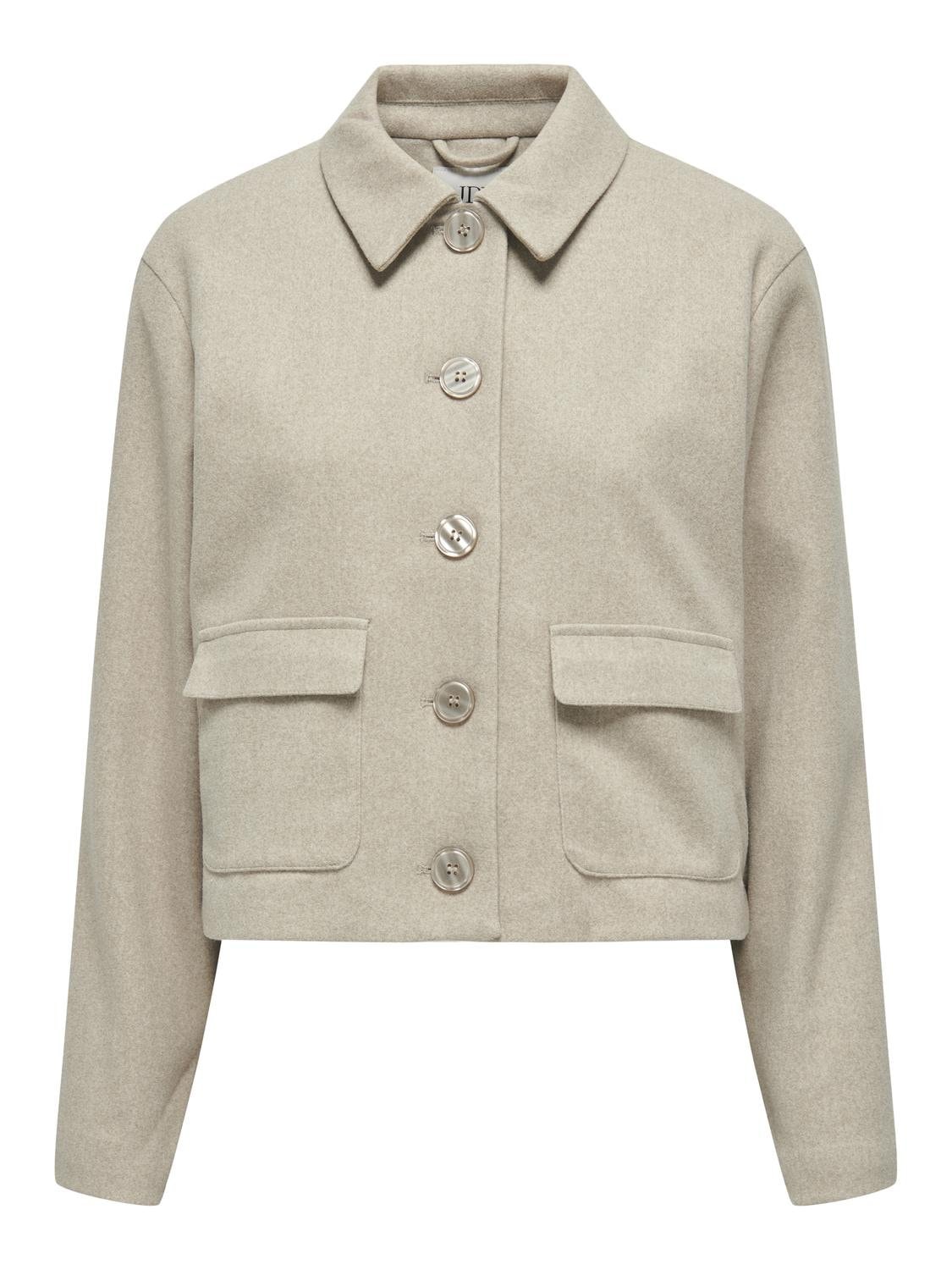 JDY Kurzjacke »JDYCALLIE LIFE SHORT JACKET OTW HAB NOOS«