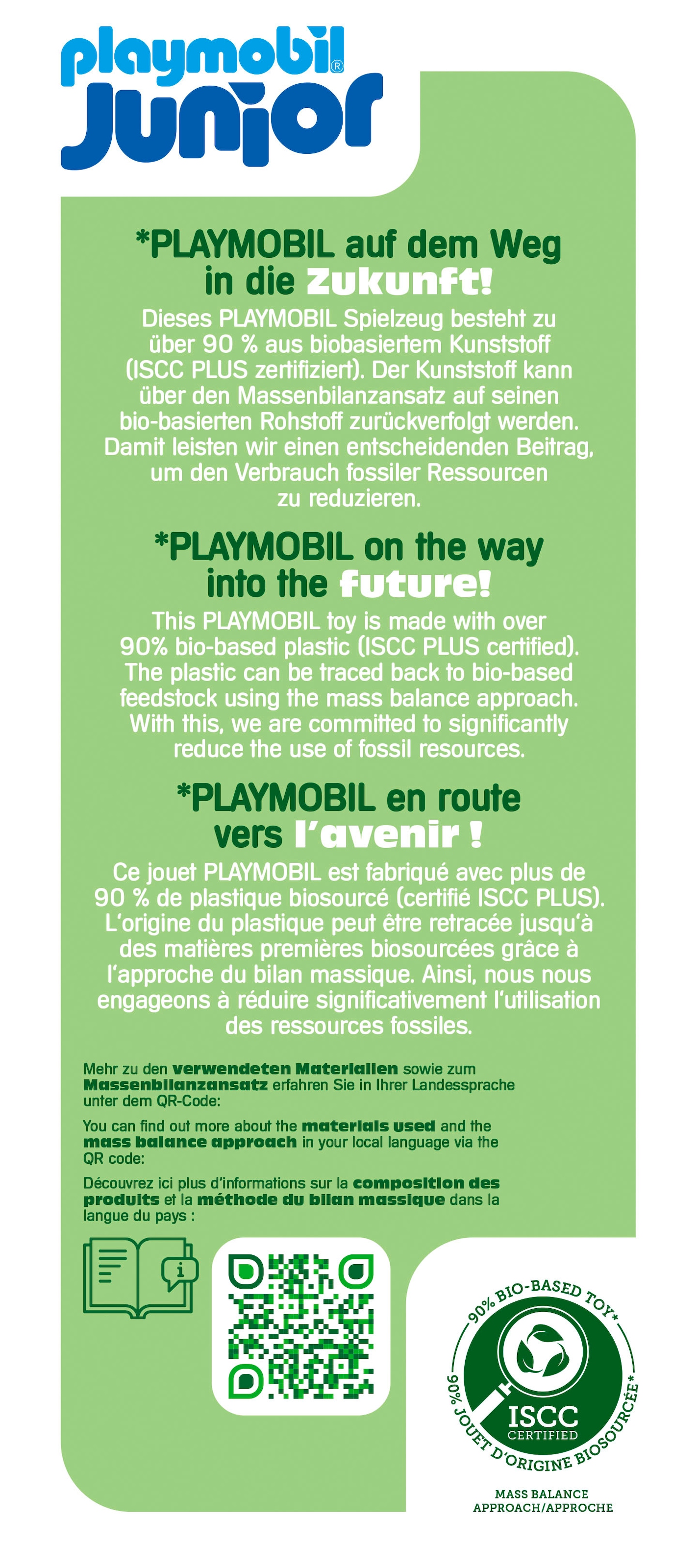 Playmobil® Jeu de construction »Bauernhof-Abenteuer mit Traktor, Anhänger u. tier. Freunden (71656)« JUNIOR, Made in Europe