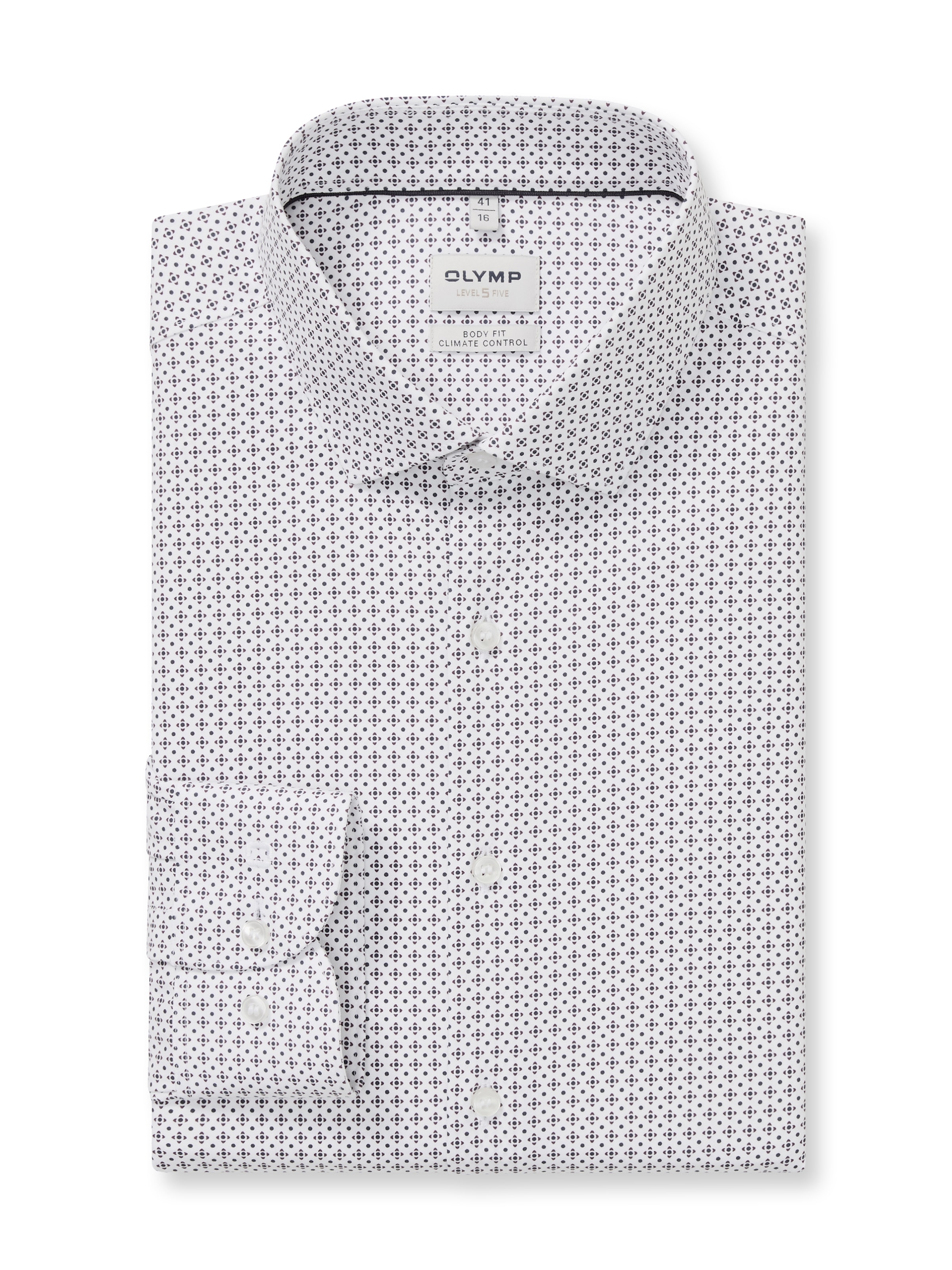 OLYMP Chemise à manches longues »Level Five« Businesshemd, body fit, Kentkragen, Climate Control