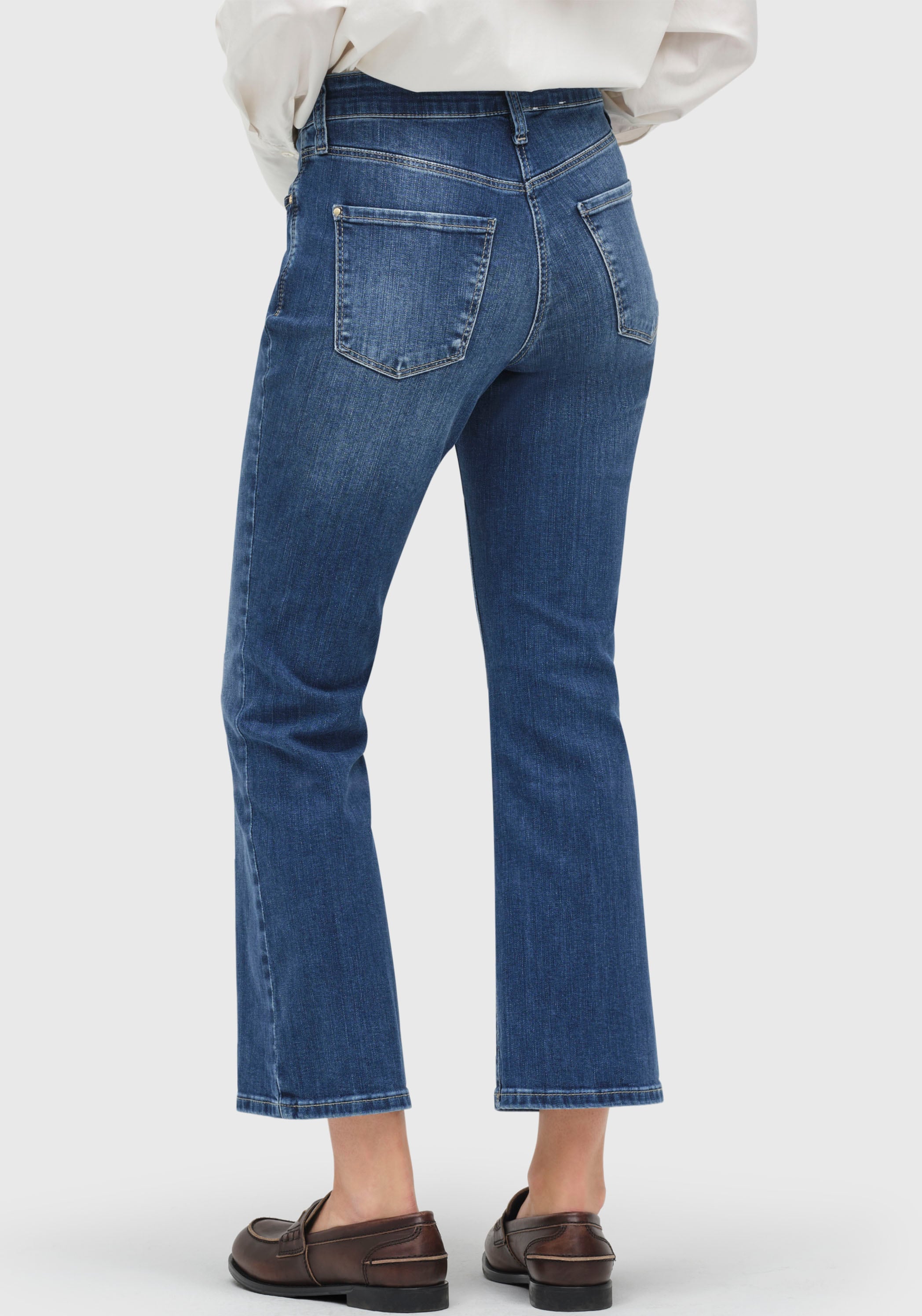 MAC Jeans 3/4 »Dream Kick« Saum modisch verkürzt und leicht ausgestellt