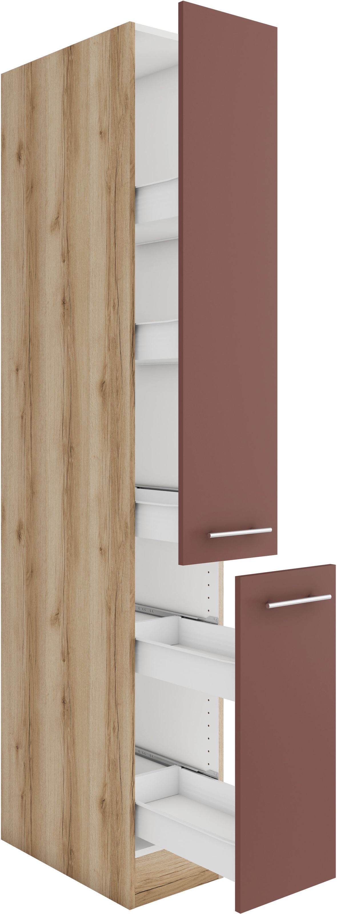 OPTIFIT Apothekerschrank »Bella« Breite 30 cm, Höhe 206,8 cm, 2 Auszüge