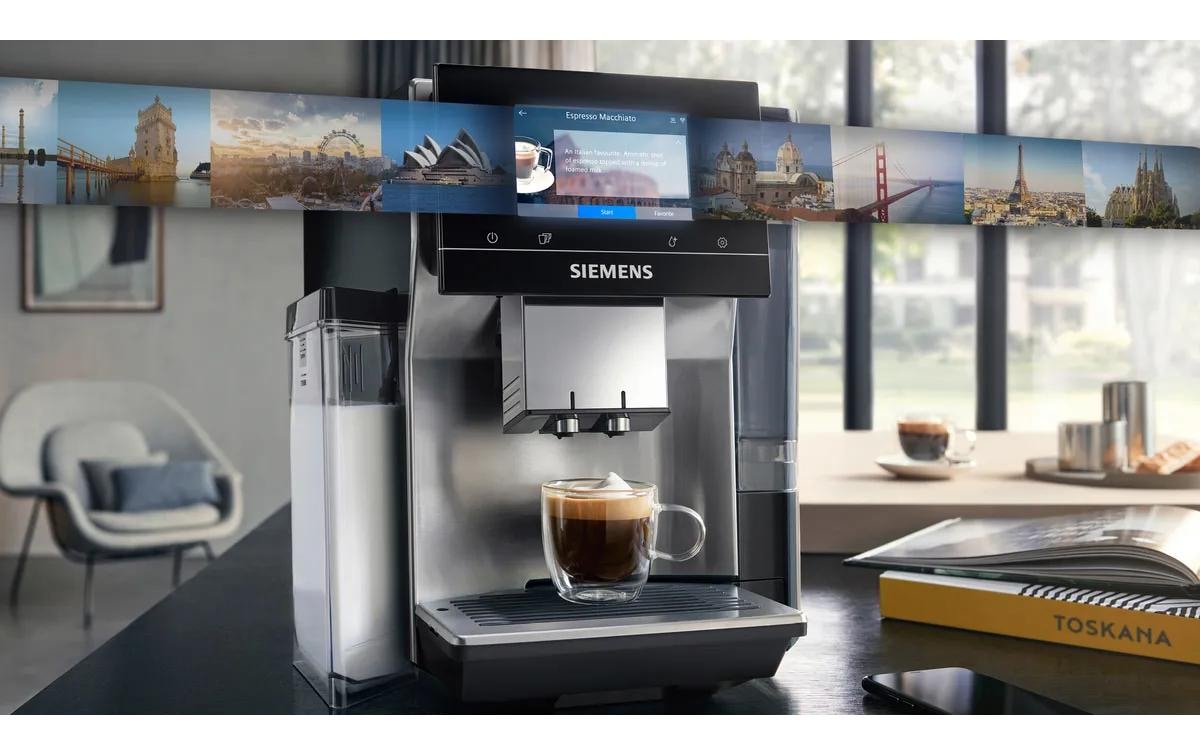 SIEMENS Kaffeevollautomat »EQ700 integral TQ717D03 Edelstahl«