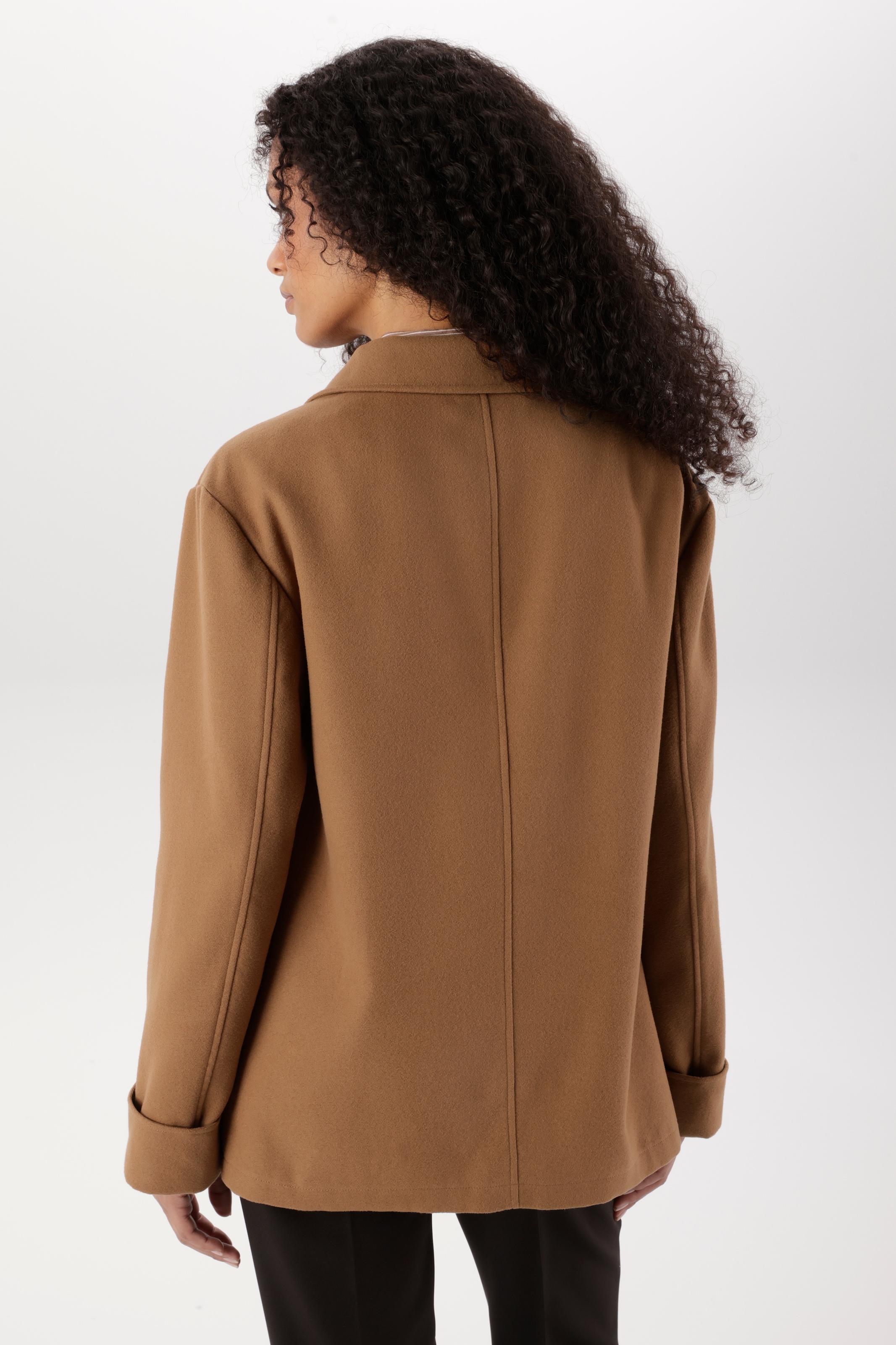 Aniston SELECTED Outdoorjacke ohne Kapuze in weicher Woll-Optik - NEUE KOLLEKTION