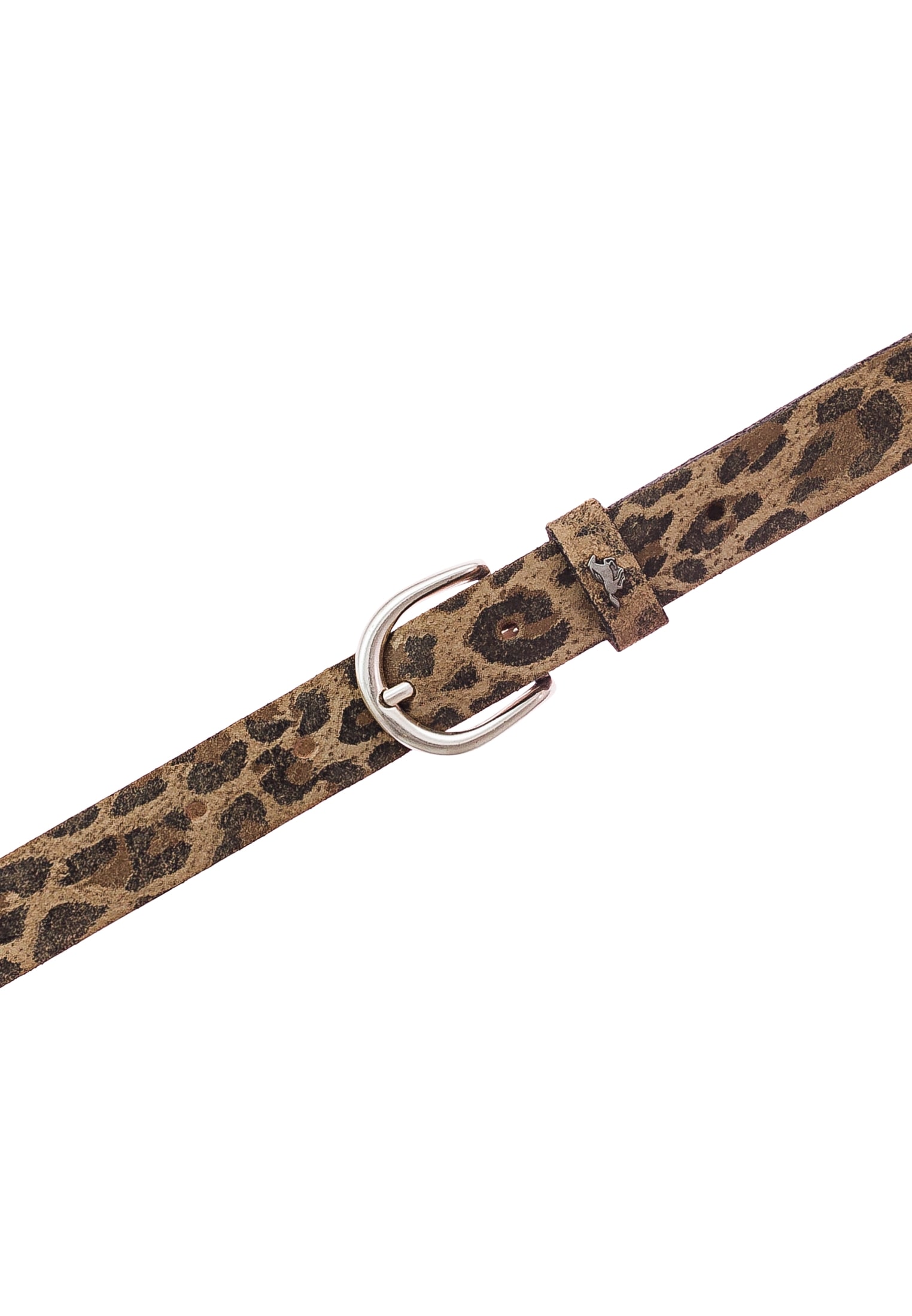 MUSTANG Ceinture en cuir »"Lauren"« 1 cuis avec imprimé animalier, 2,5 cm de large, fabriqué à Metzingen