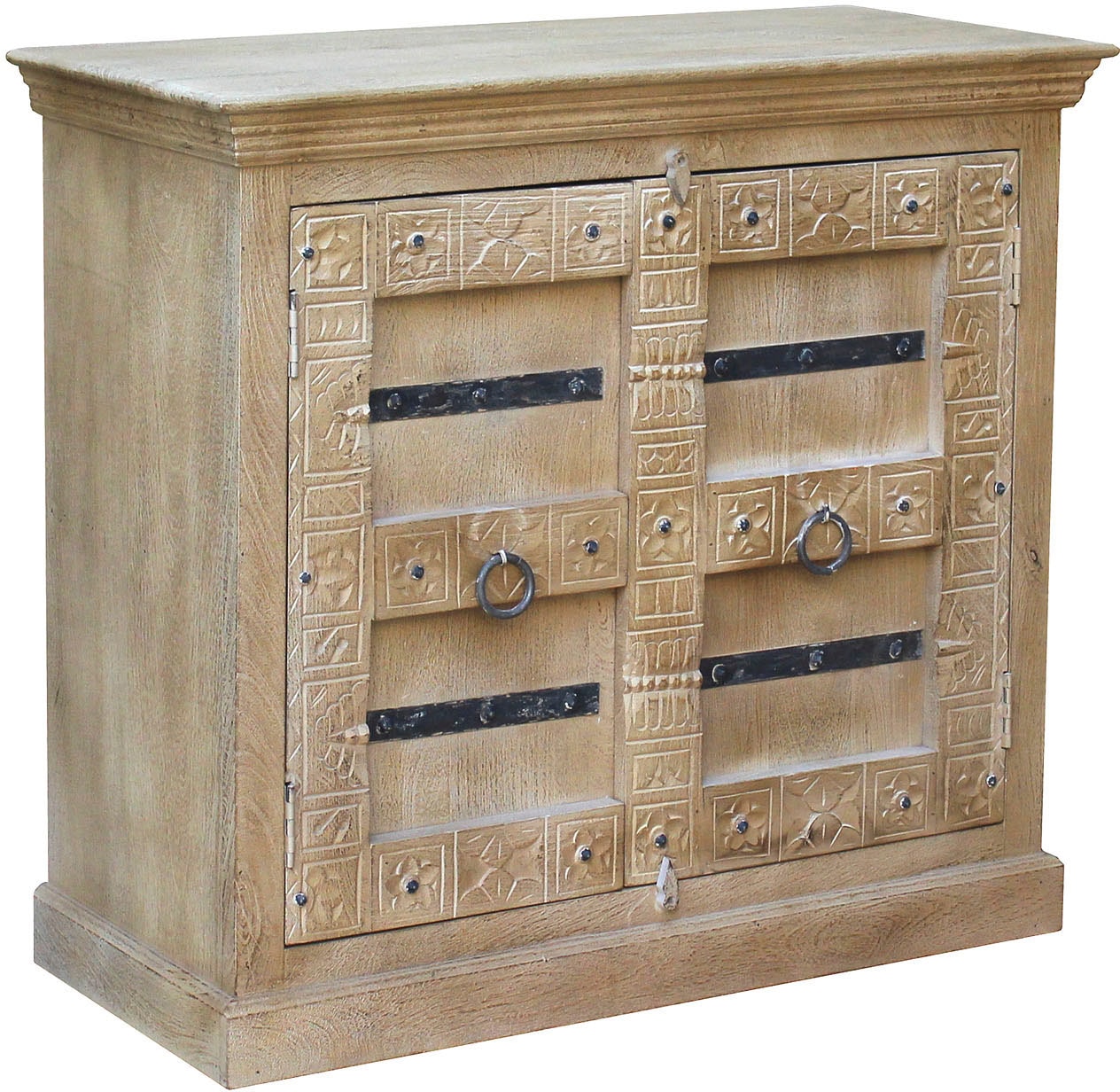 SIT Kommode »Daipur« Sideboard mit 2 Türen, Breite 100 cm,