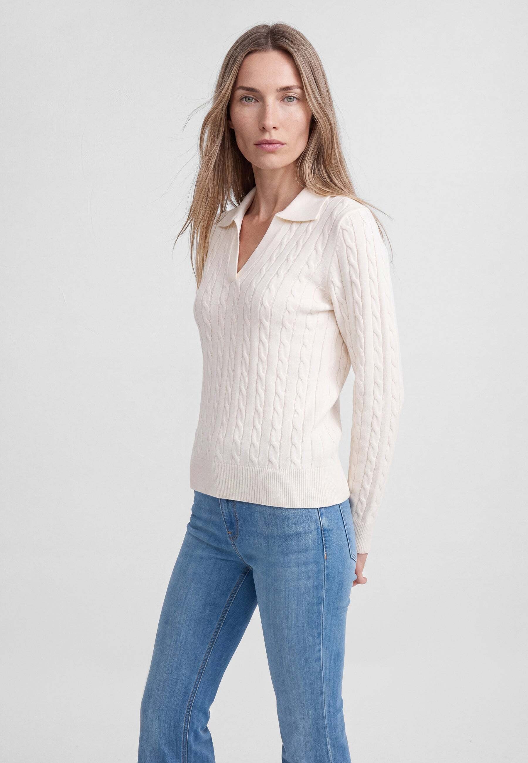 Mavi Pull en tricot »Mavi Pullover Polo«