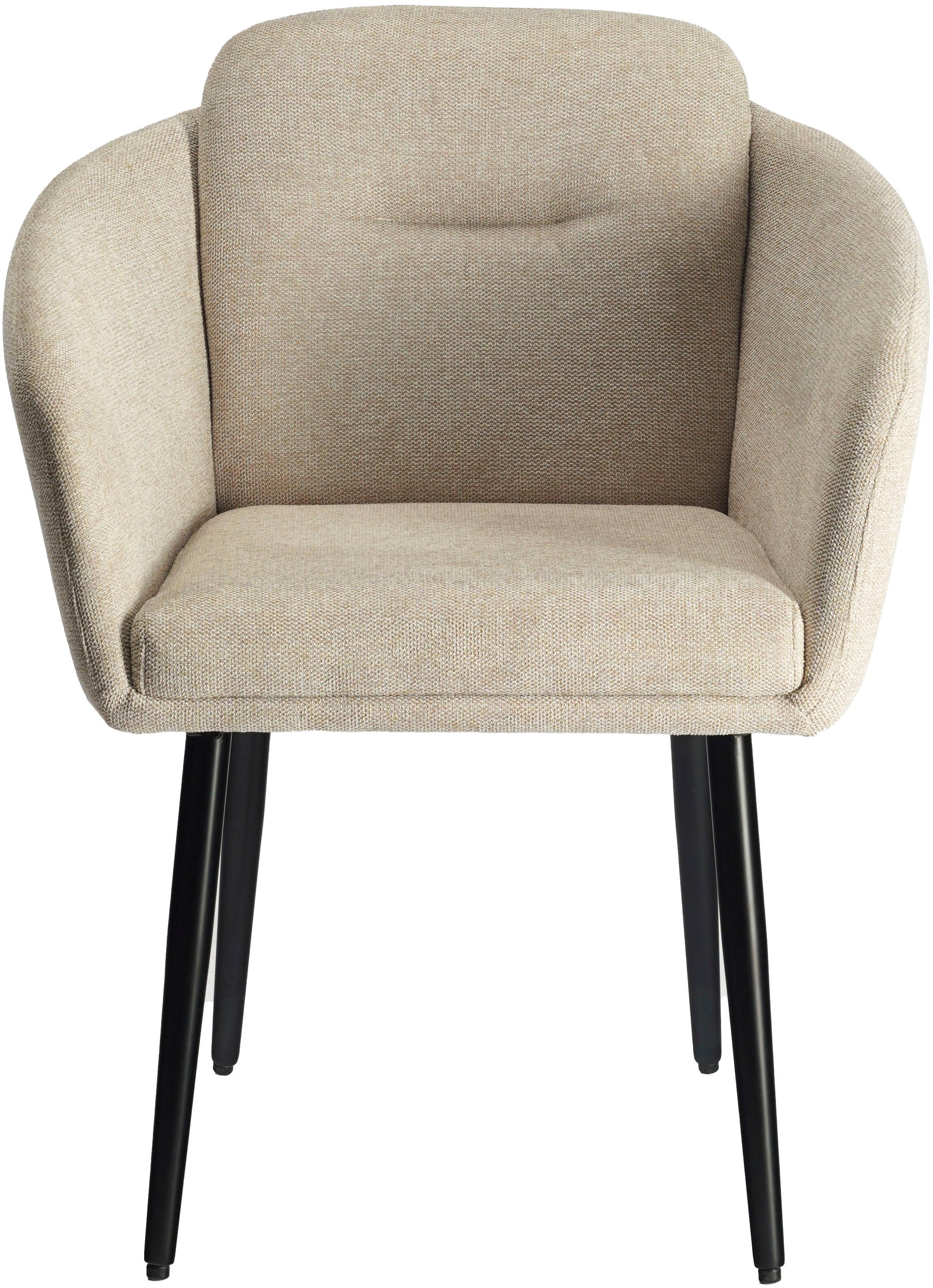 LeGer Home by Lena Gercke Esszimmerstuhl »Fleur« (Set) 2 Stk.Strukturstoff, ergonomisches Design, gesteppte Rückenlehne