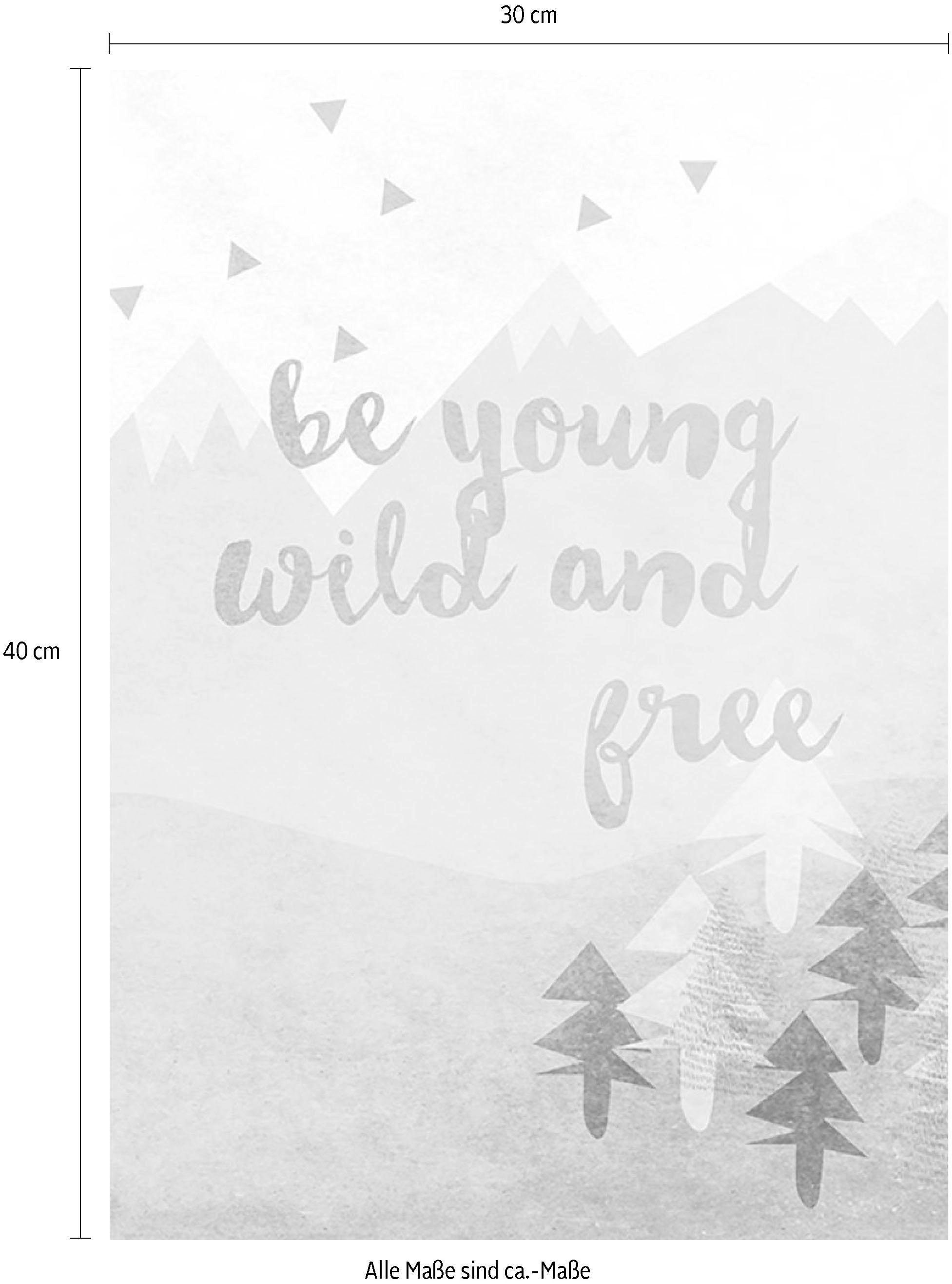 Komar Image »Wild and Free« 1 cuis tlg. Wandbild zur Dekoration - ohne Rahmen