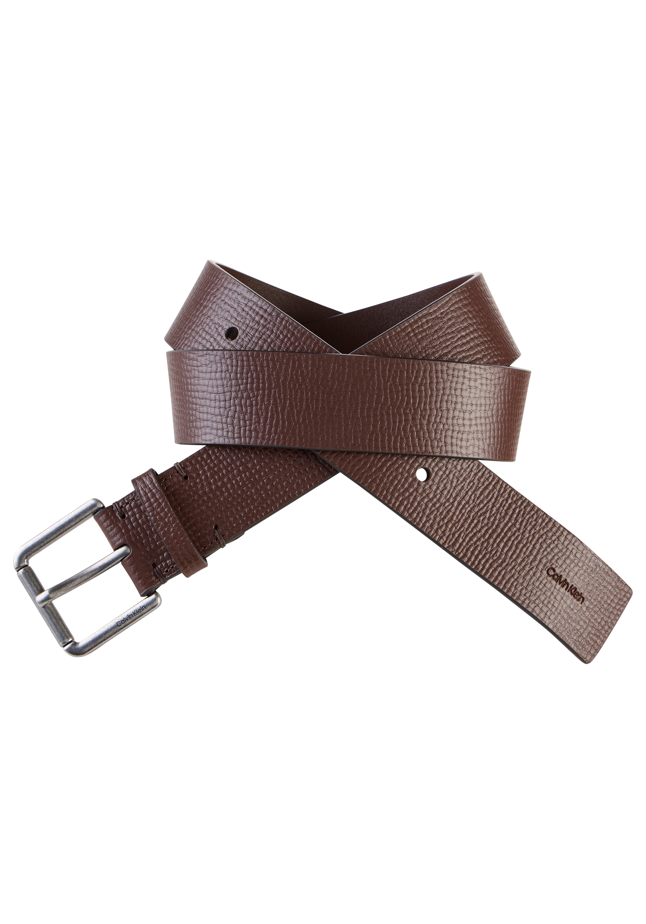 Calvin Klein Ledergürtel »CASUAL ROLLER BUCKLE 40MM« Regular fit und grössenverstellbar
