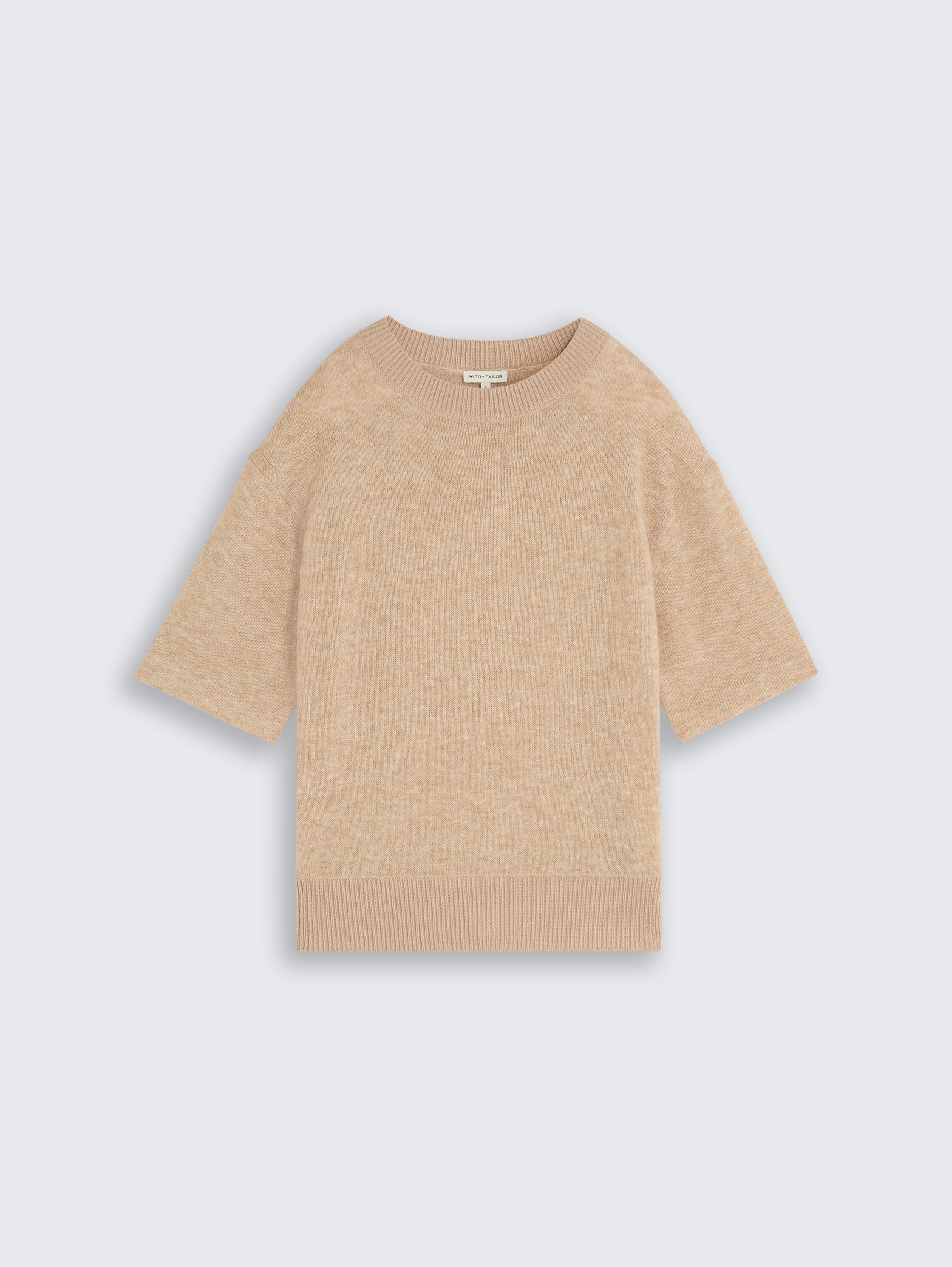 TOM TAILOR Pull en tricot »Regular« pull tricot d'été / manches courtes