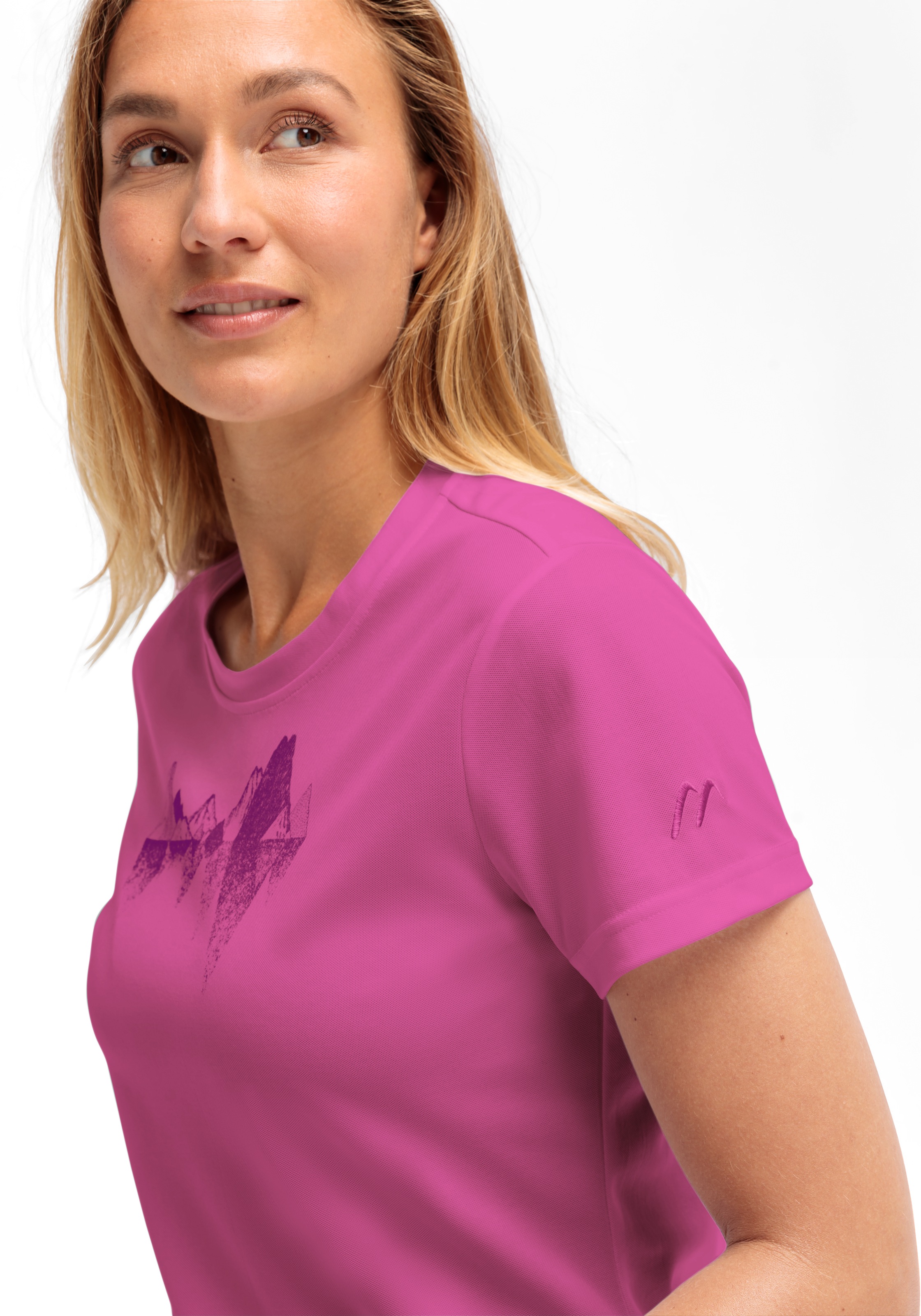 Maier Sports T-Shirt »Tilia Pique W« Damen Kurzarmshirt, leichtes Sommer Funktionsshirt, Rundhals, Reg Fit