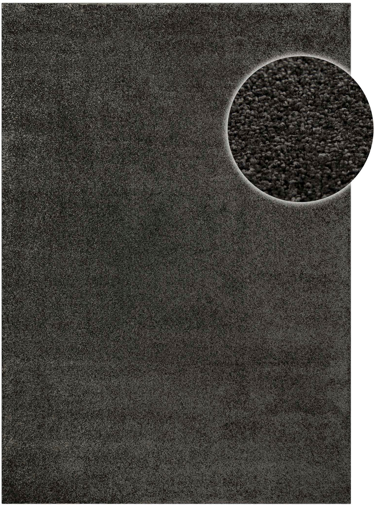 GOODproduct Tapis à poils longs »Yvaine, auch als Läufer erhältlich« Rectangulaire 25 mm Höhe Langflor, Shaggy, dichter weicher Hochflor, meliert, Wohnzimmer