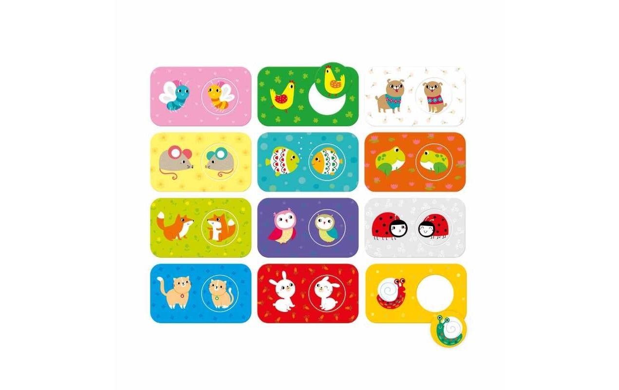   Puzzle »Banana Panda Match The Buddies Pädagogisches Puzzle Pappe 24 Teile« Englisch, Multilingual