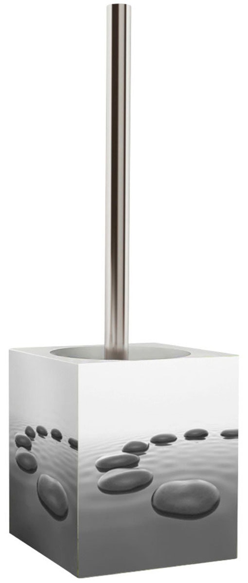 Sanilo Badaccessoire-Set »Black Stones« bestehend aus WC-Sitz, Badteppich, Stöpsel, Seifenspender, WC-Bürste