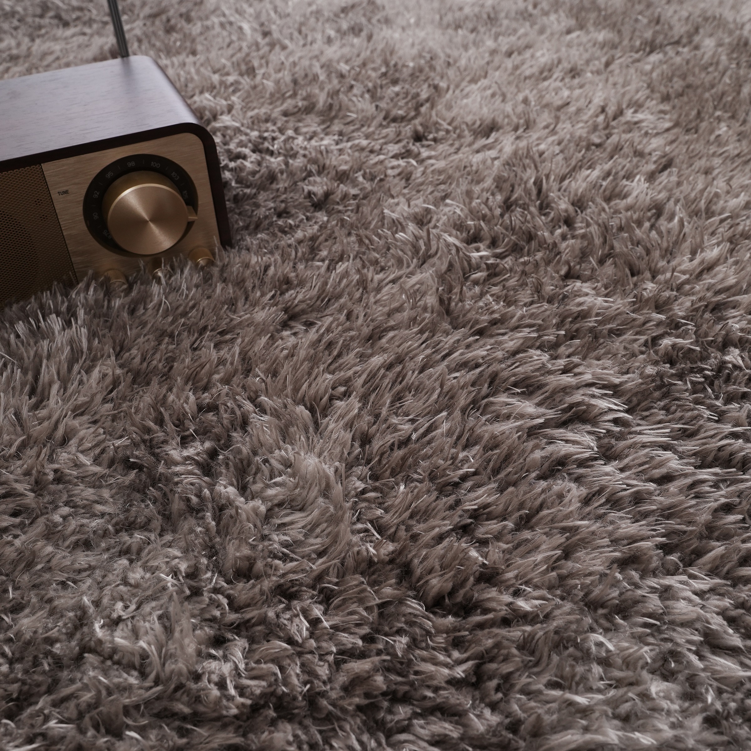 my home Tapis à poils longs »Micro Shaggy, aus weicher Mikrofaser« Rectangulaire 53 mm Höhe weich, flauschig, Uni-Farben, Wohnzimmer, Schlafzimmer, Kinderzimmer