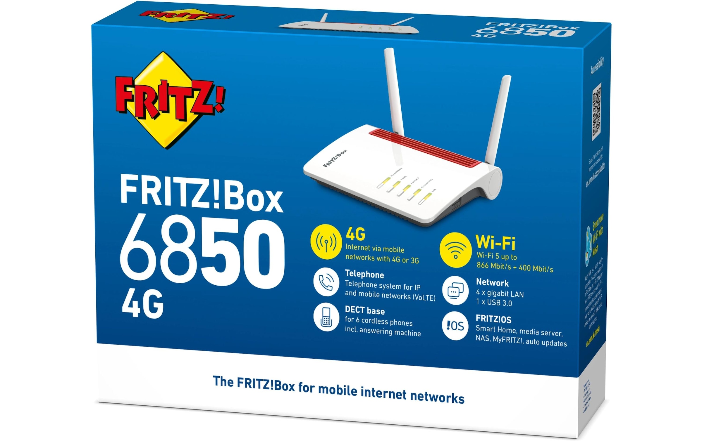   Routeur Wifi »FRITZ! LTE-Router FRITZ!Box 6850 4G International«