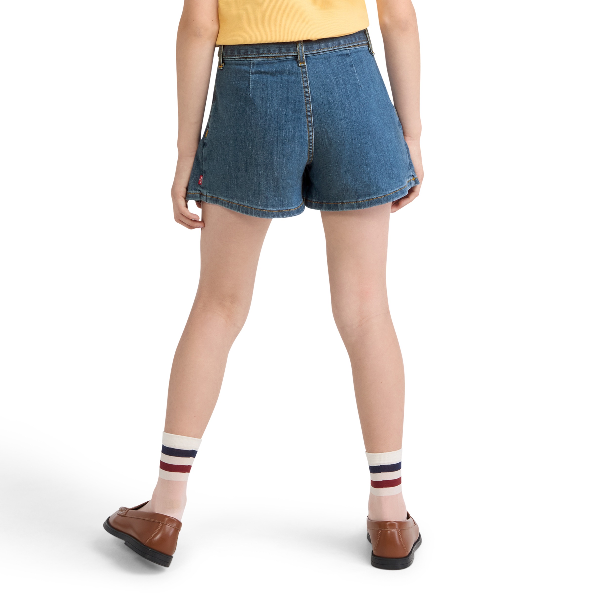 Levi's® Kids Jupe en jean »LVG PLEATED SKORT W BELT« short jupe en denim avec ceinture en jean / pour filles