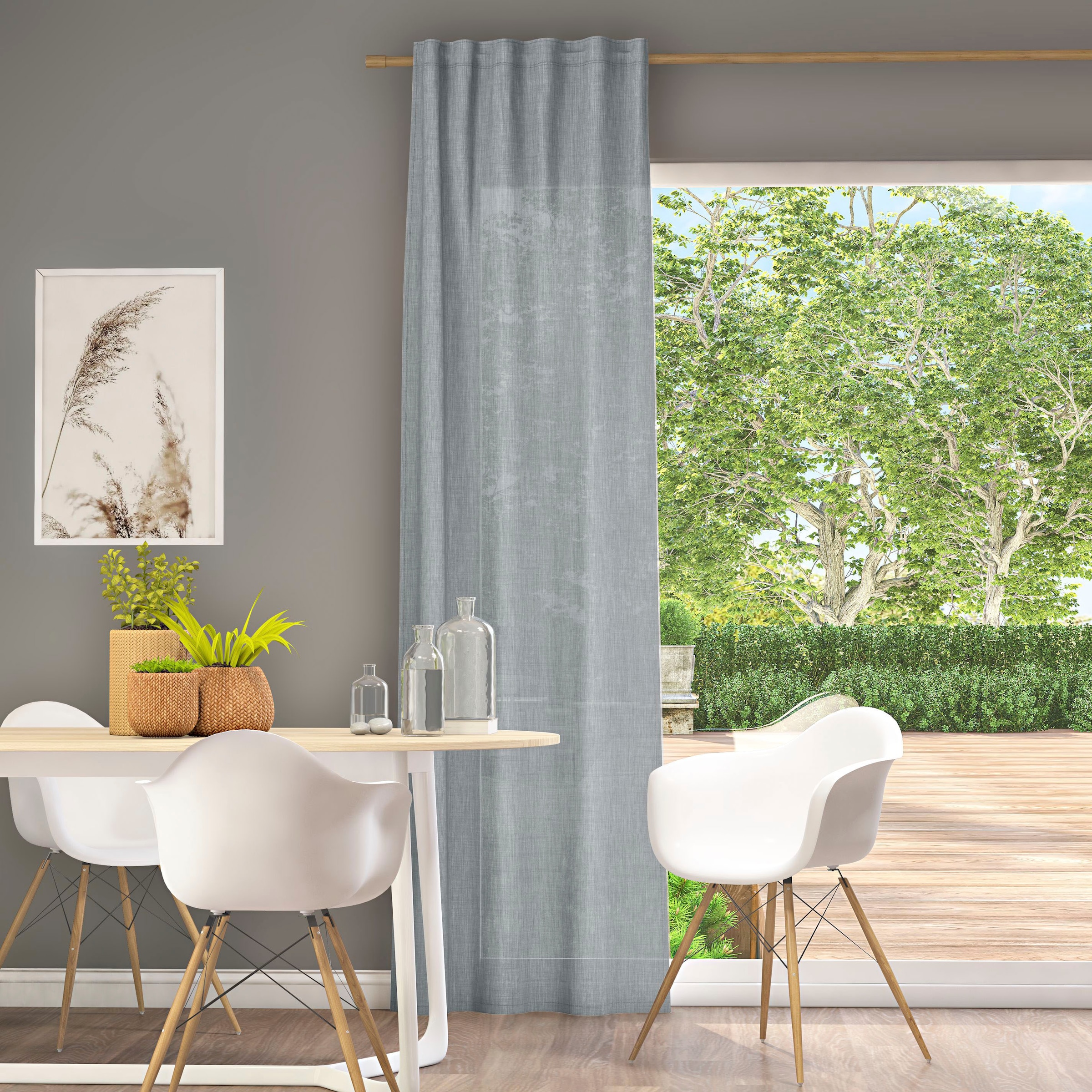 Neutex for you! Rideau »Mara-ECO« Bande multifonctionnelle 1 cuis tlg.